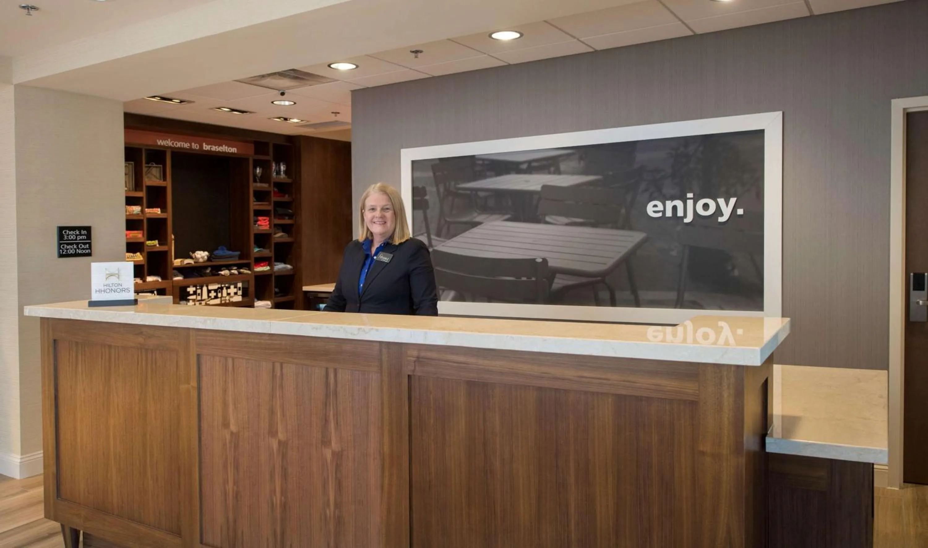 Lobby or reception in Hampton Inn & Suites Braselton
