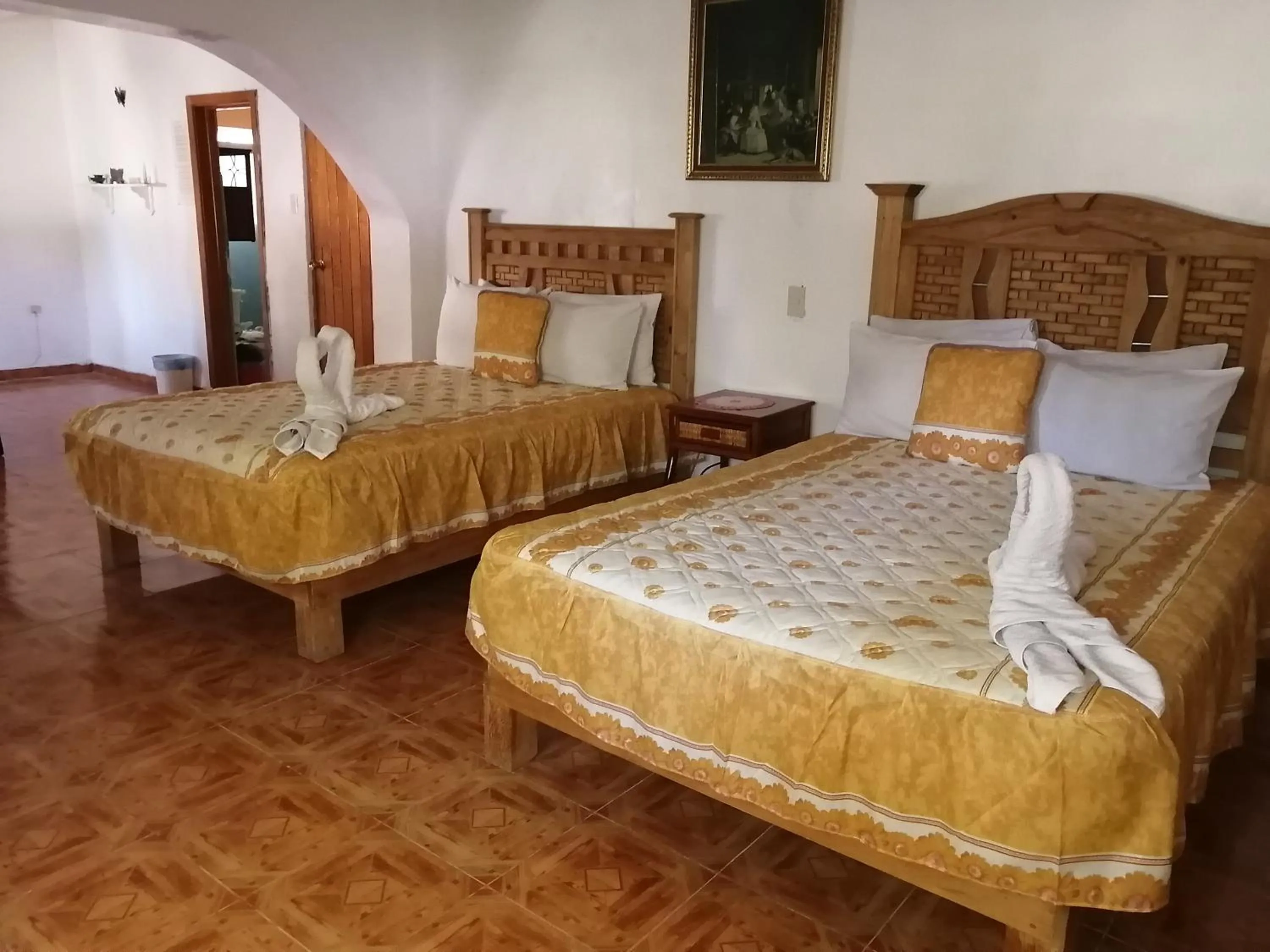 Bed in Hotel Elohim by Rotamundos