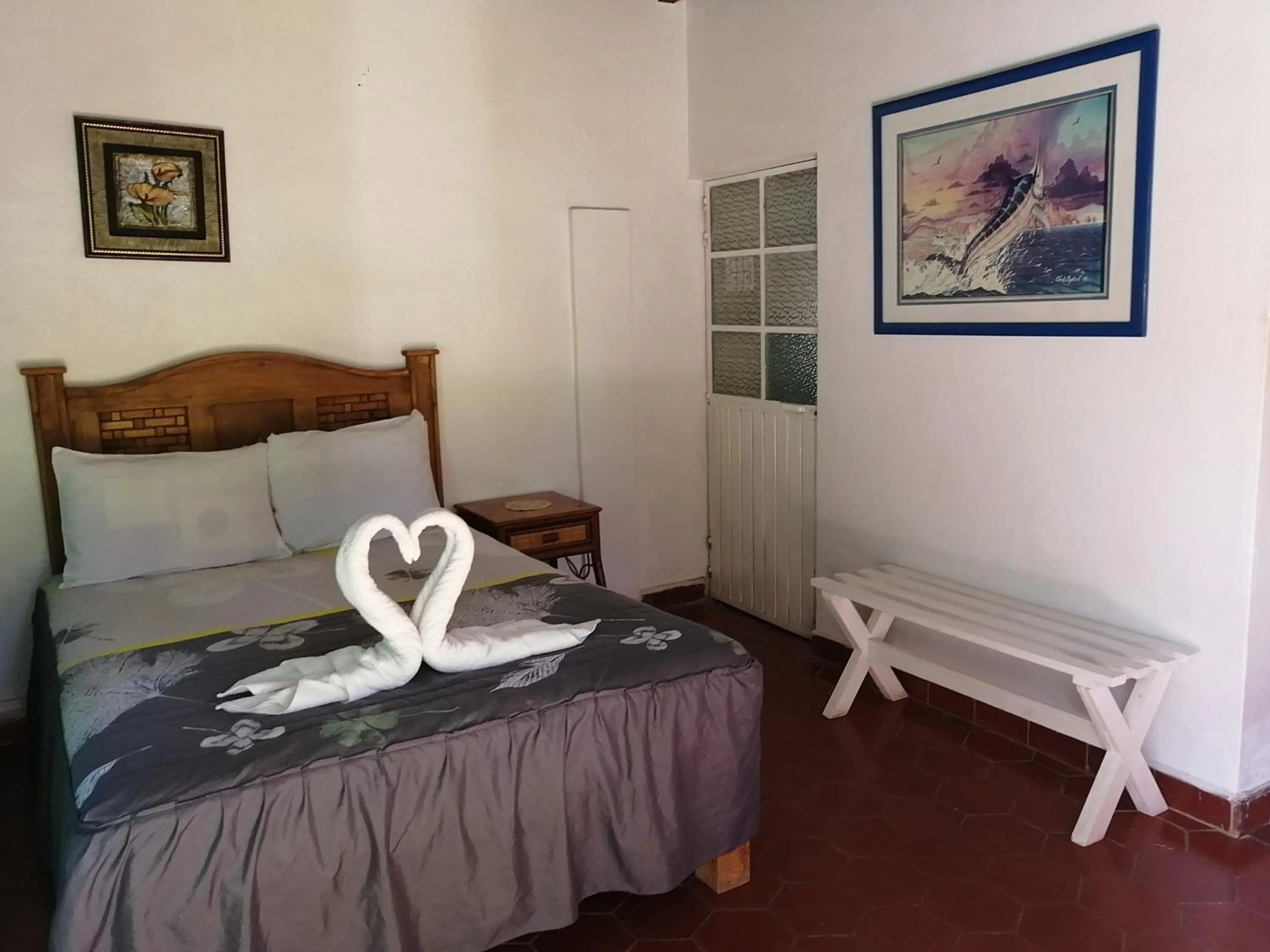 Bed in Hotel Elohim by Rotamundos