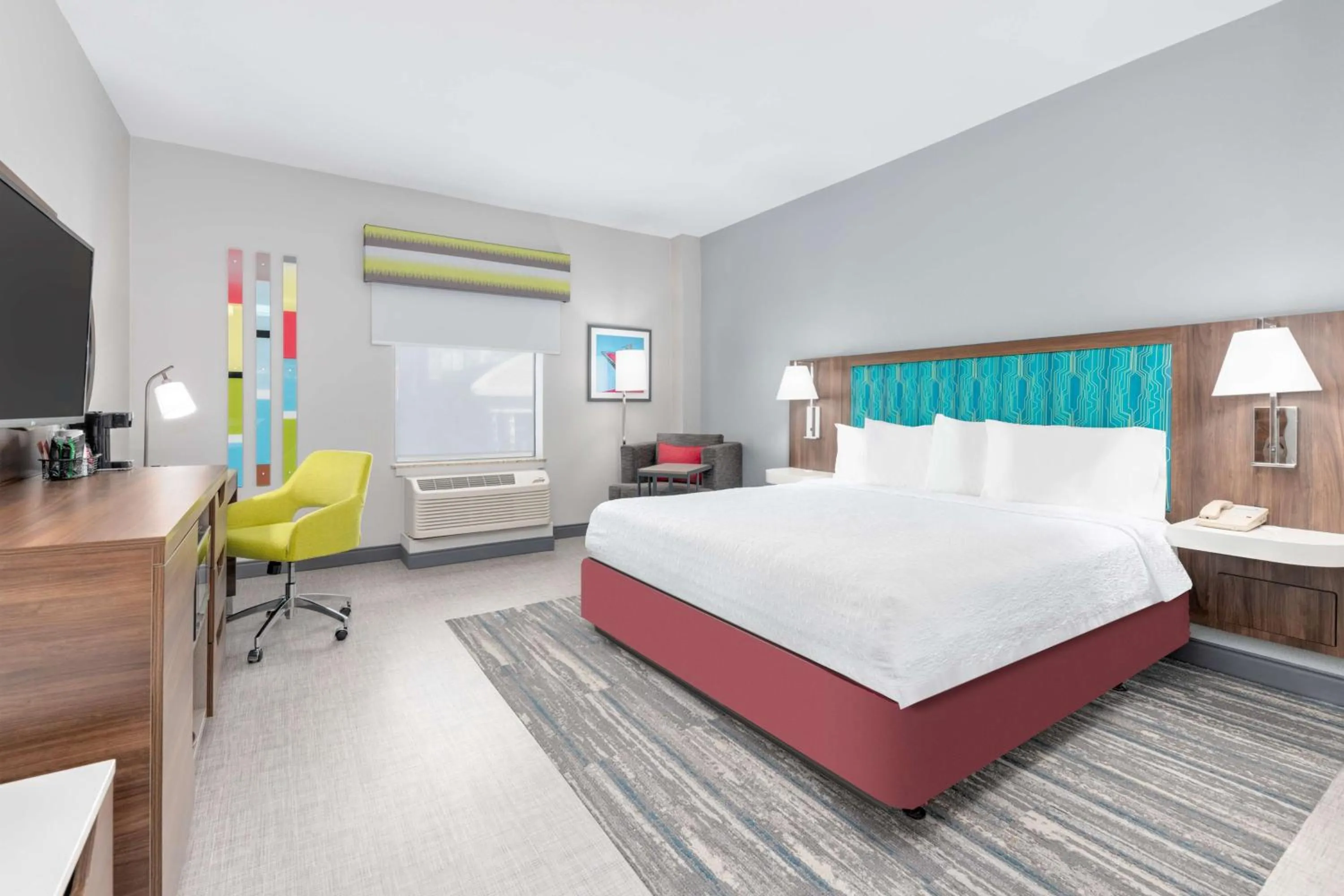 Bed in Hampton Inn and Suites Lake Jackson-Clute