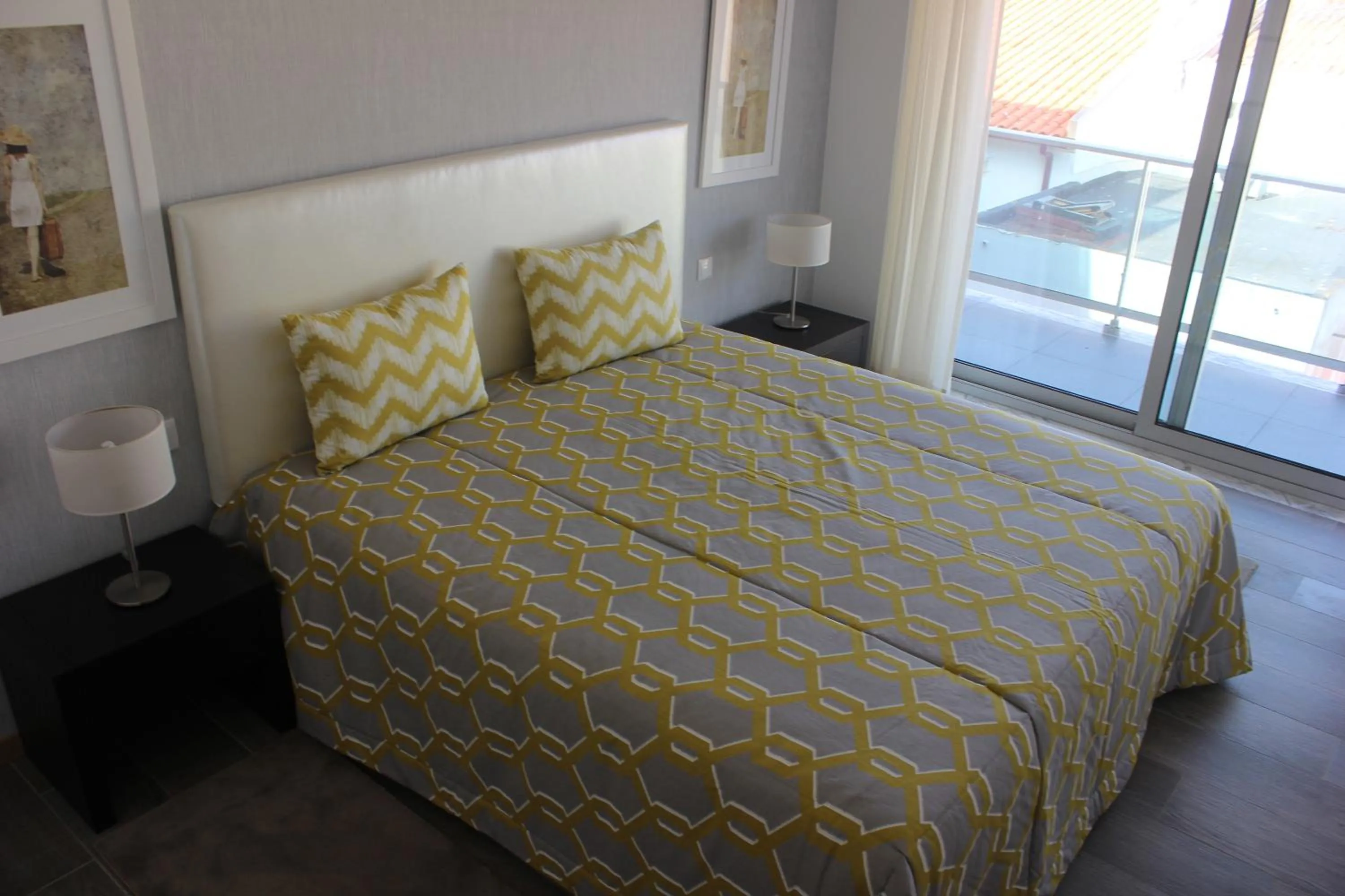 Bed in Apartamentos Turisticos da Nazare