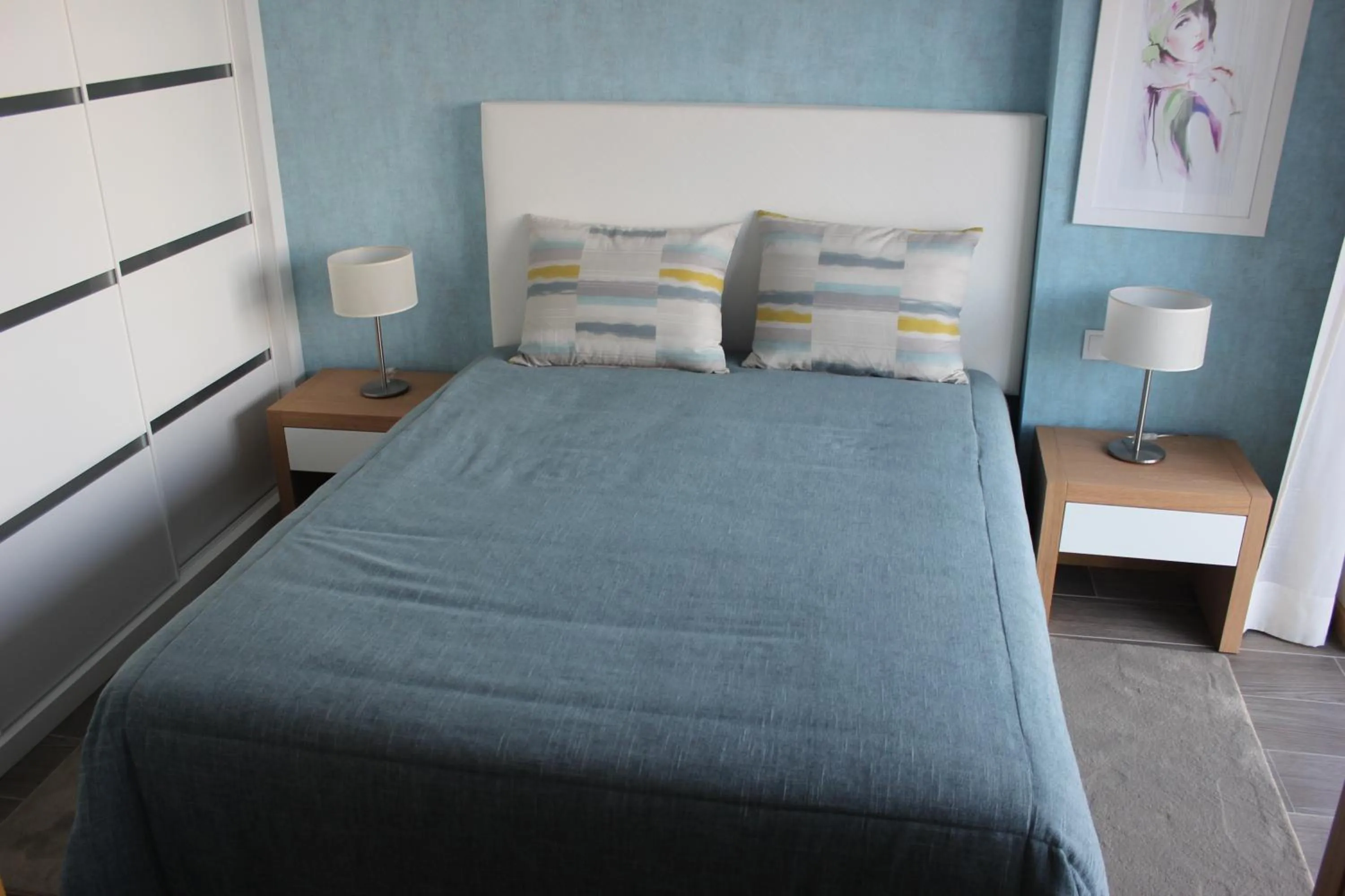 Bedroom, Bed in Apartamentos Turisticos da Nazare