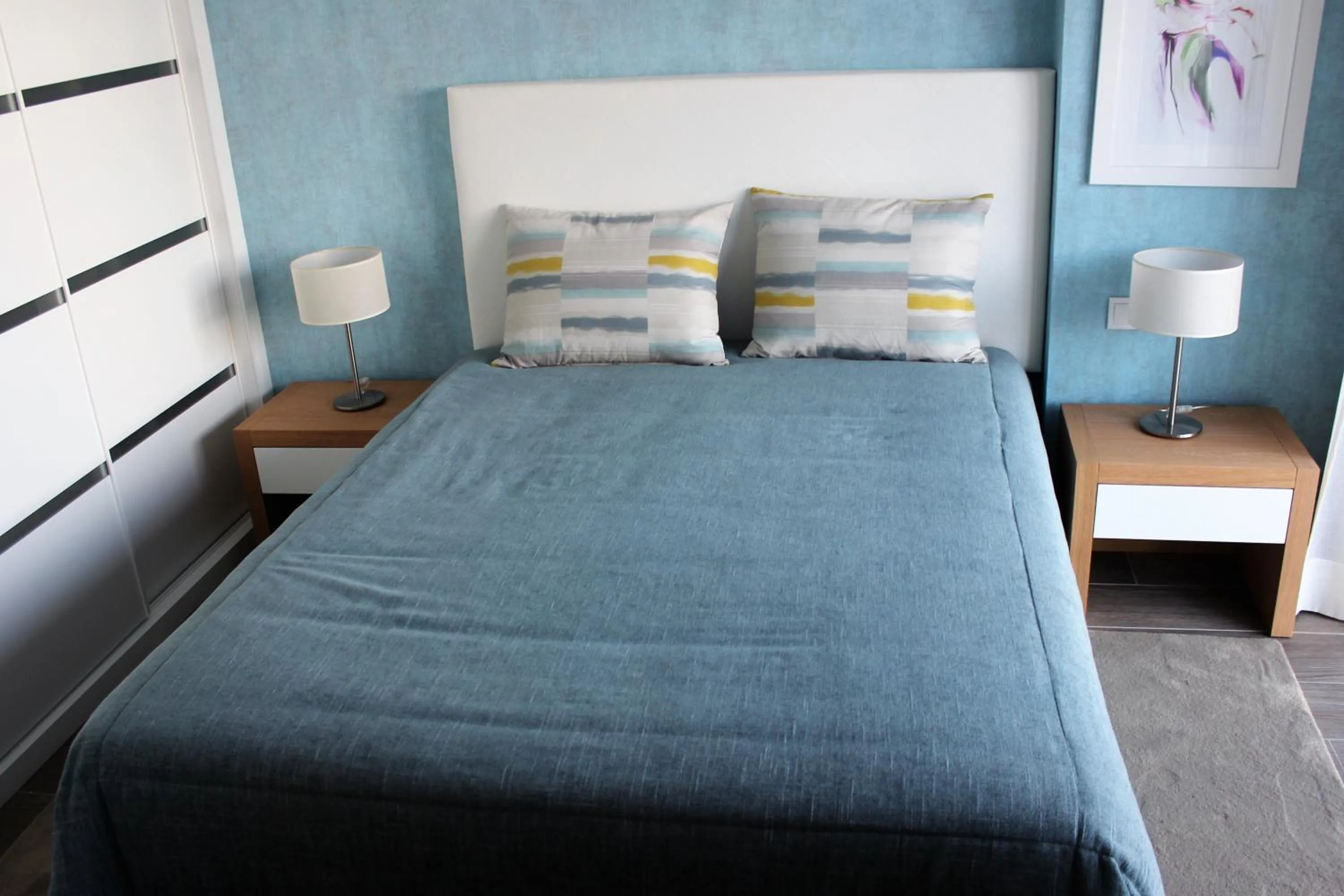 Bed in Apartamentos Turisticos da Nazare