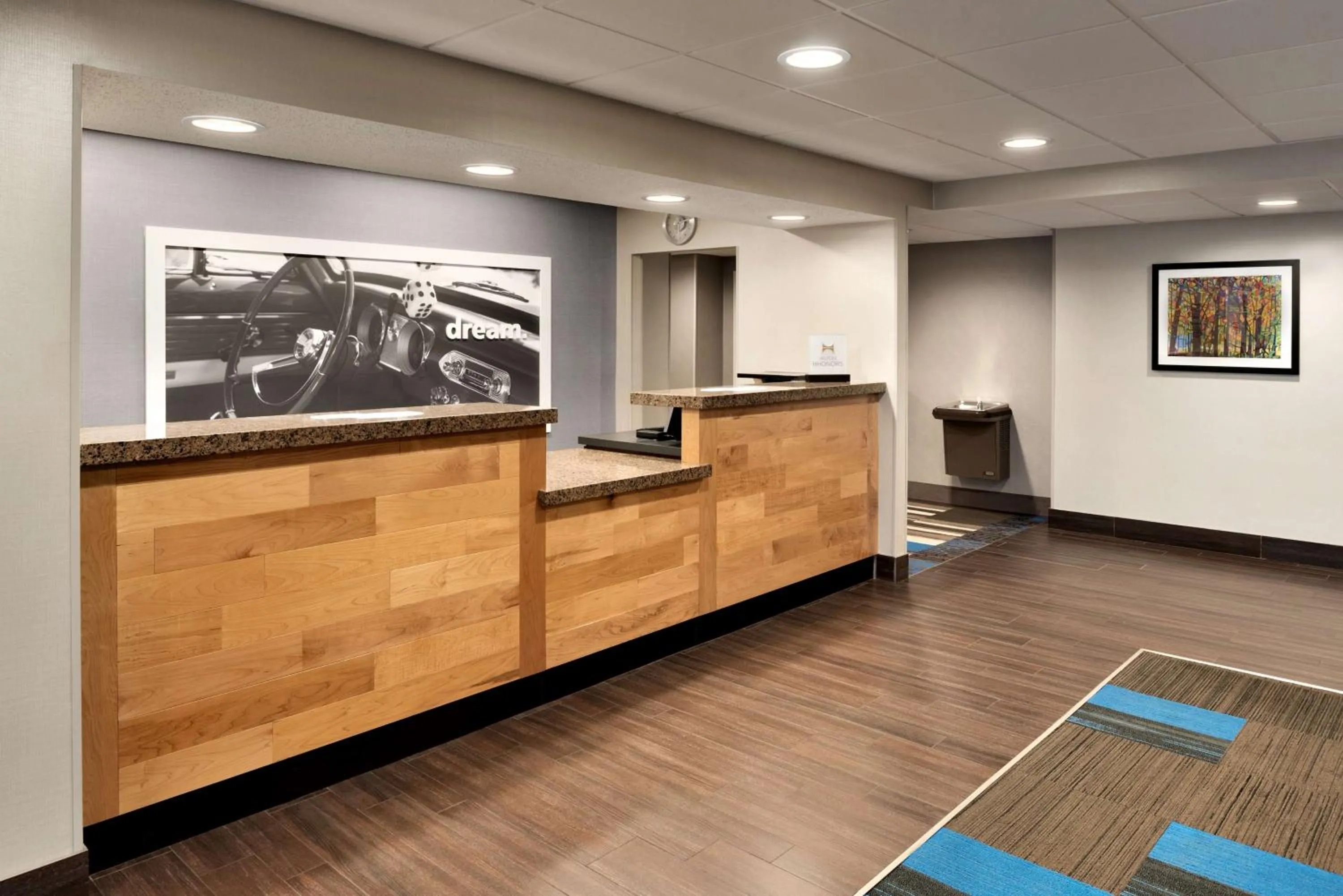 Lobby or reception in Hampton Inn Appleton-Fox River Mall Area