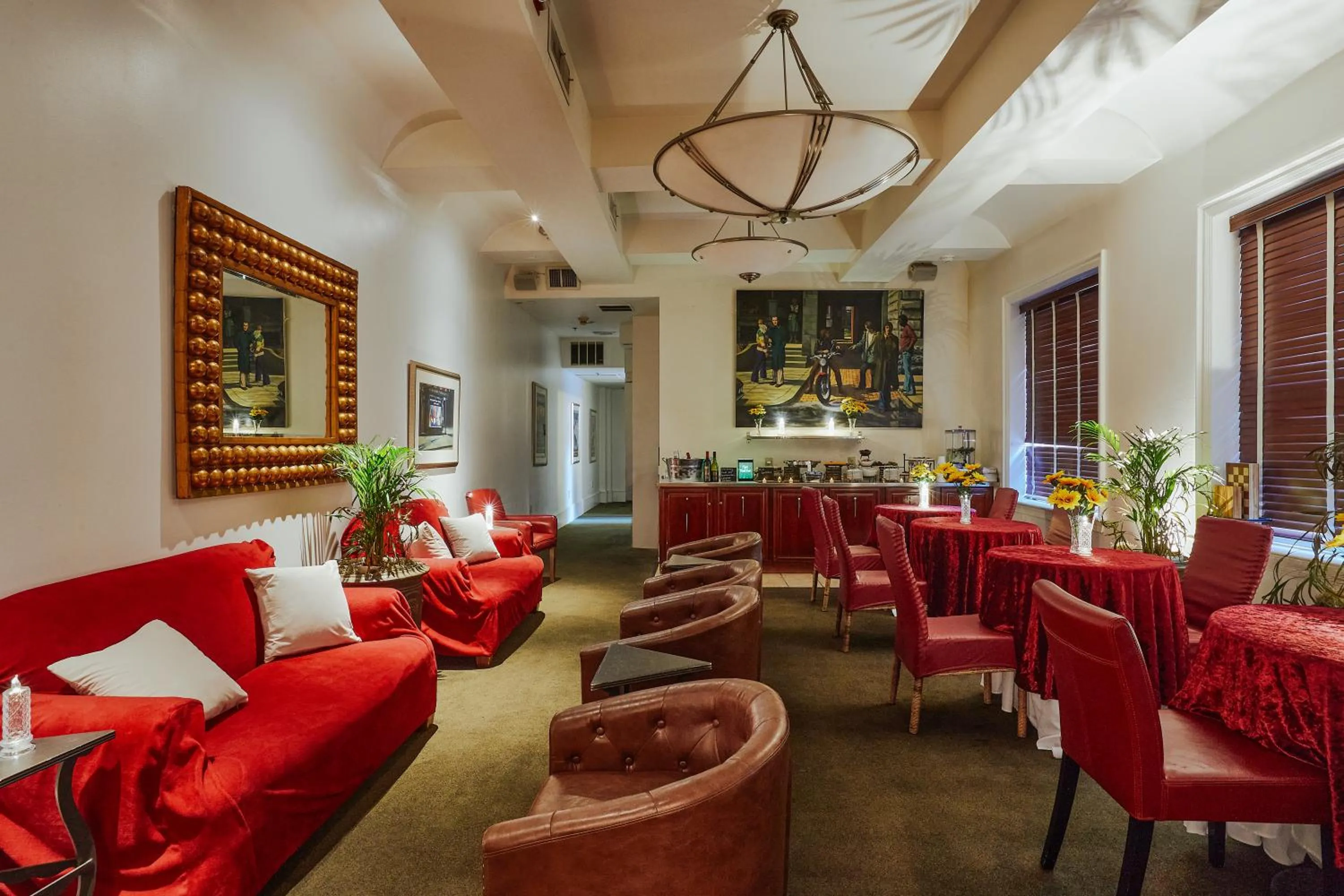 Dining area in Alexander Inn