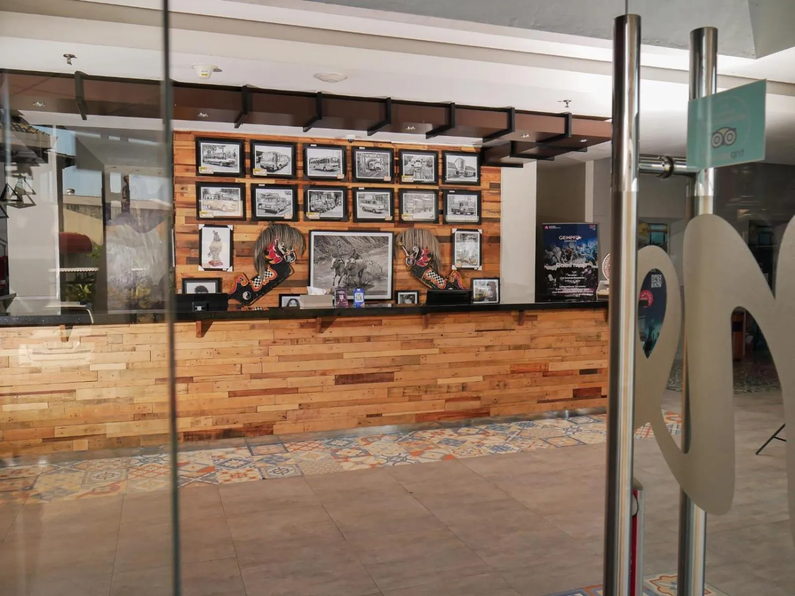 Lobby or reception in Meotel Purwokerto