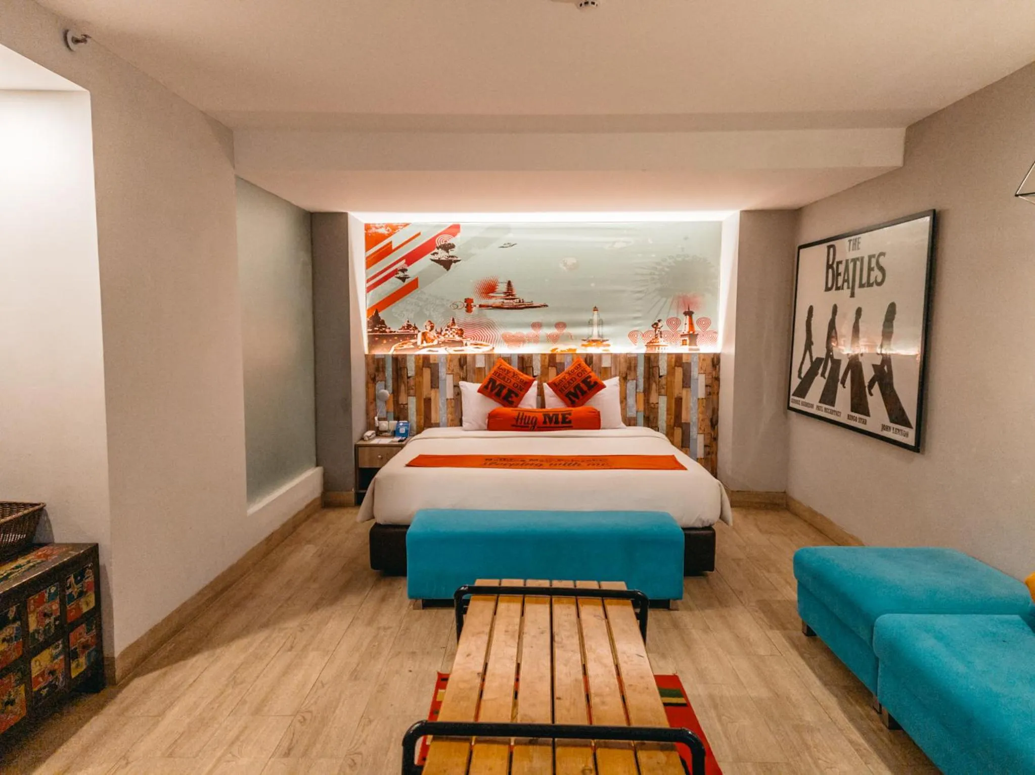 Bedroom, Bed in Meotel Purwokerto