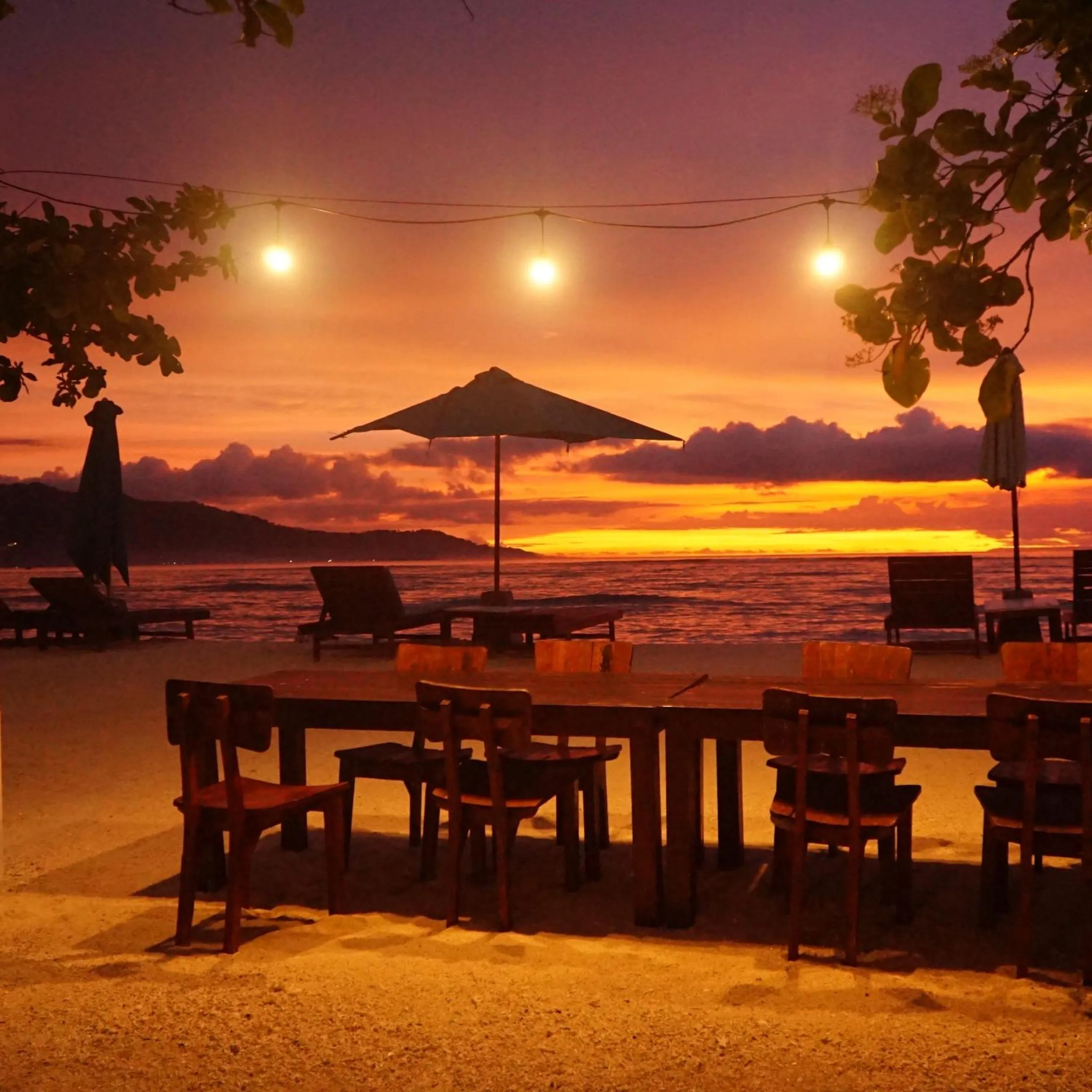 Sunset in Mola2 Resort Gili Air