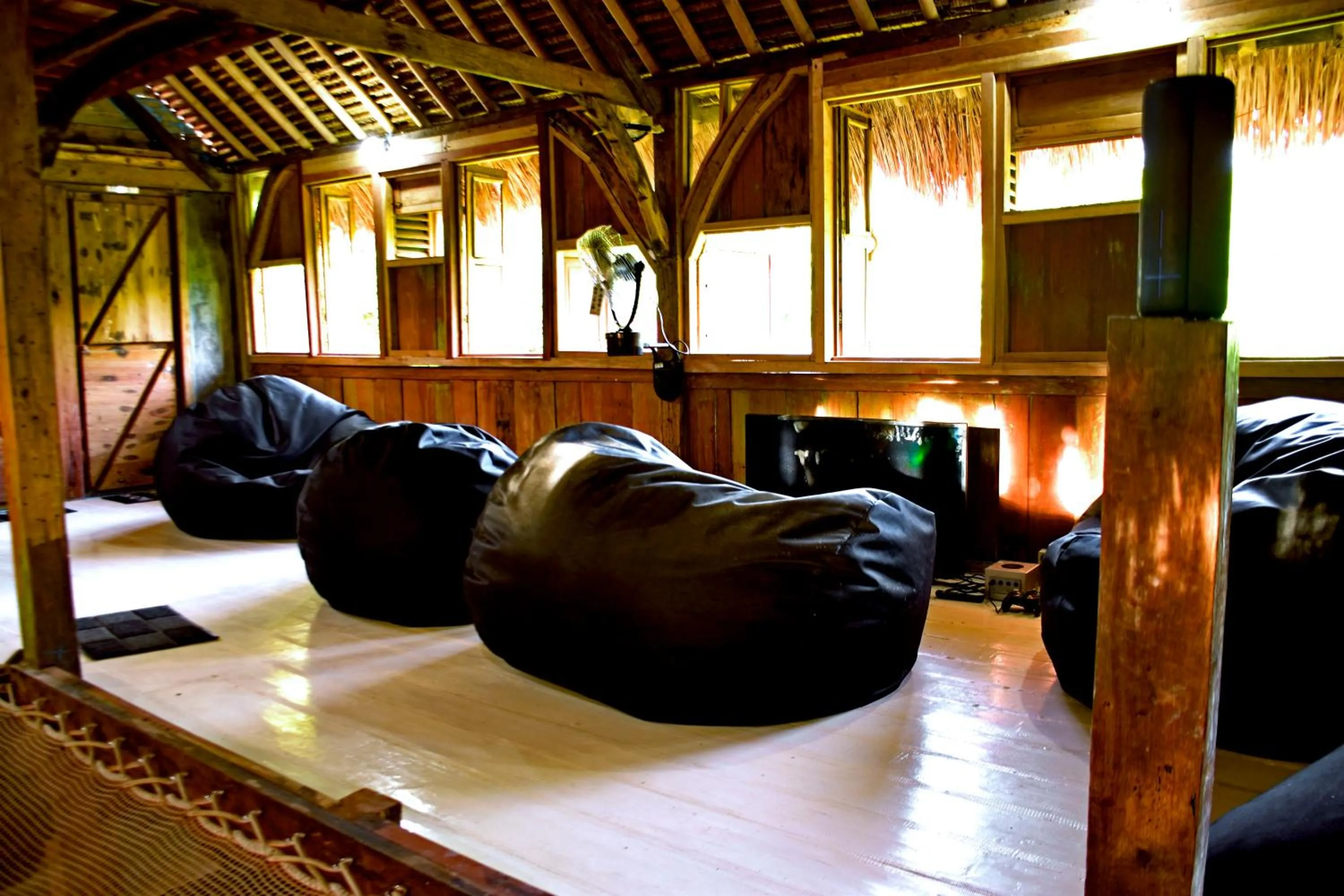 Living room in The Rabbit Tree Hostel