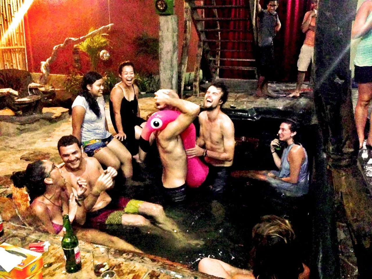 Living room in The Rabbit Tree Hostel