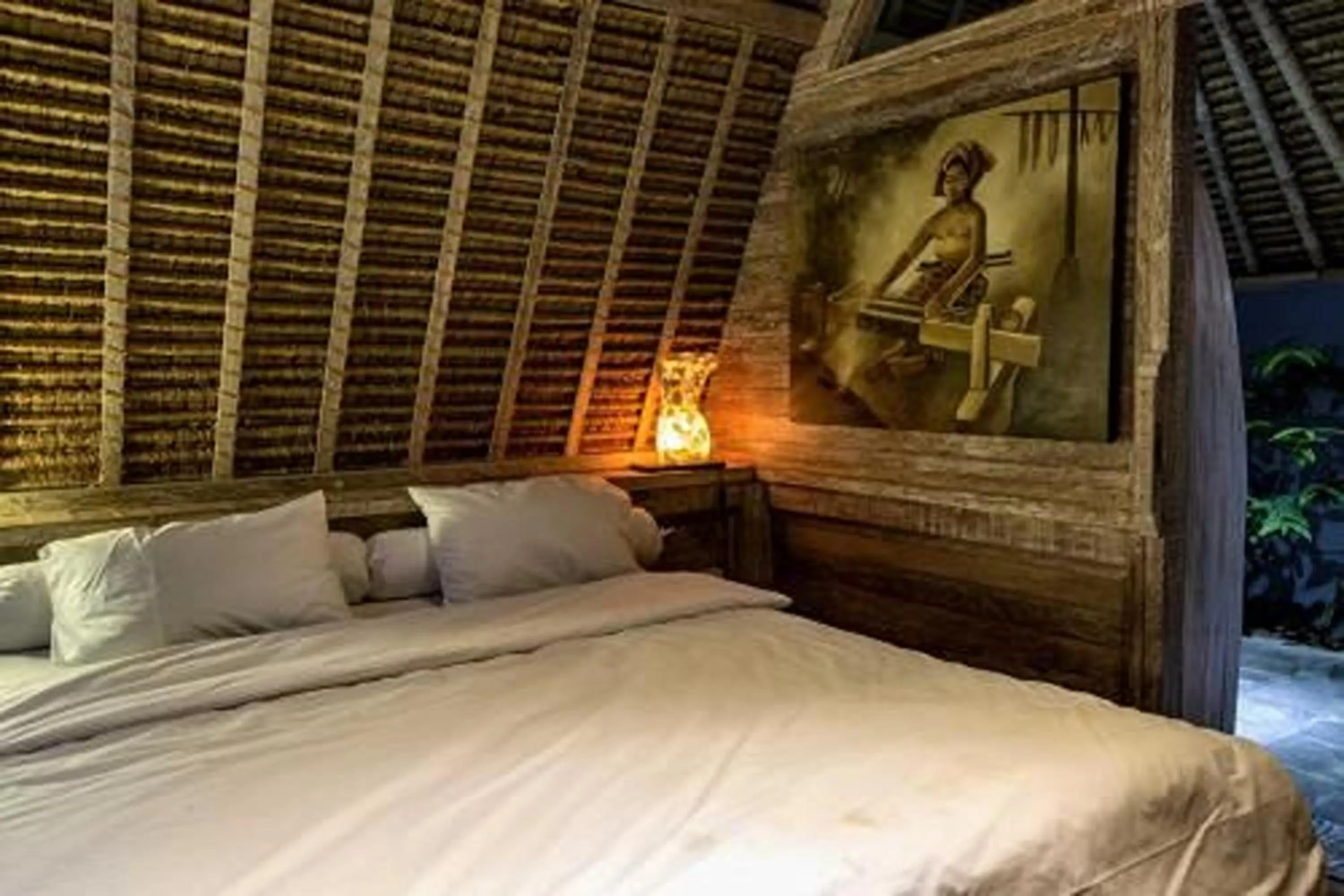 Bed in Gipsy Beach Bungalows