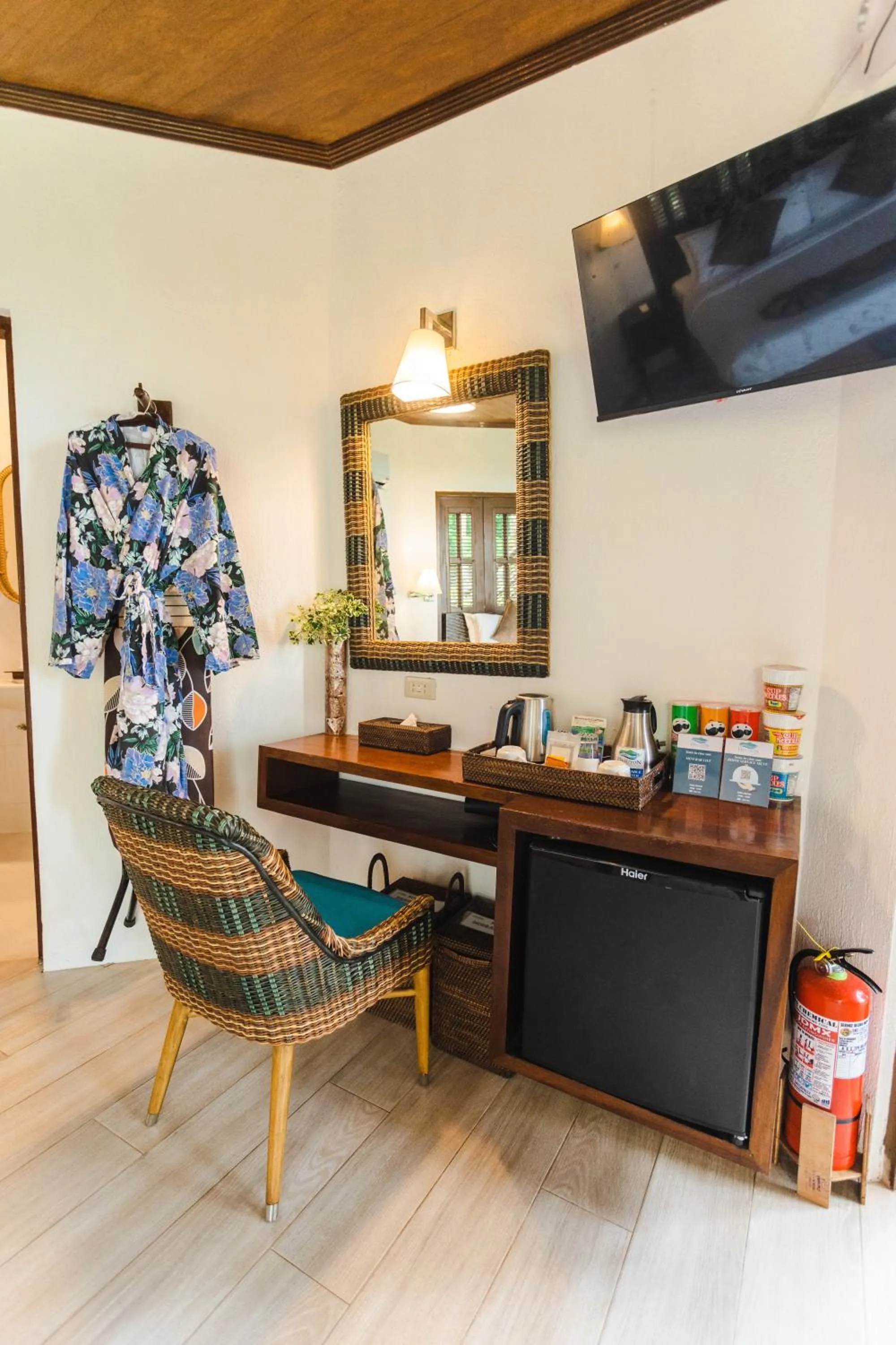 minibar in Daluyon Beach and Mountain Resort