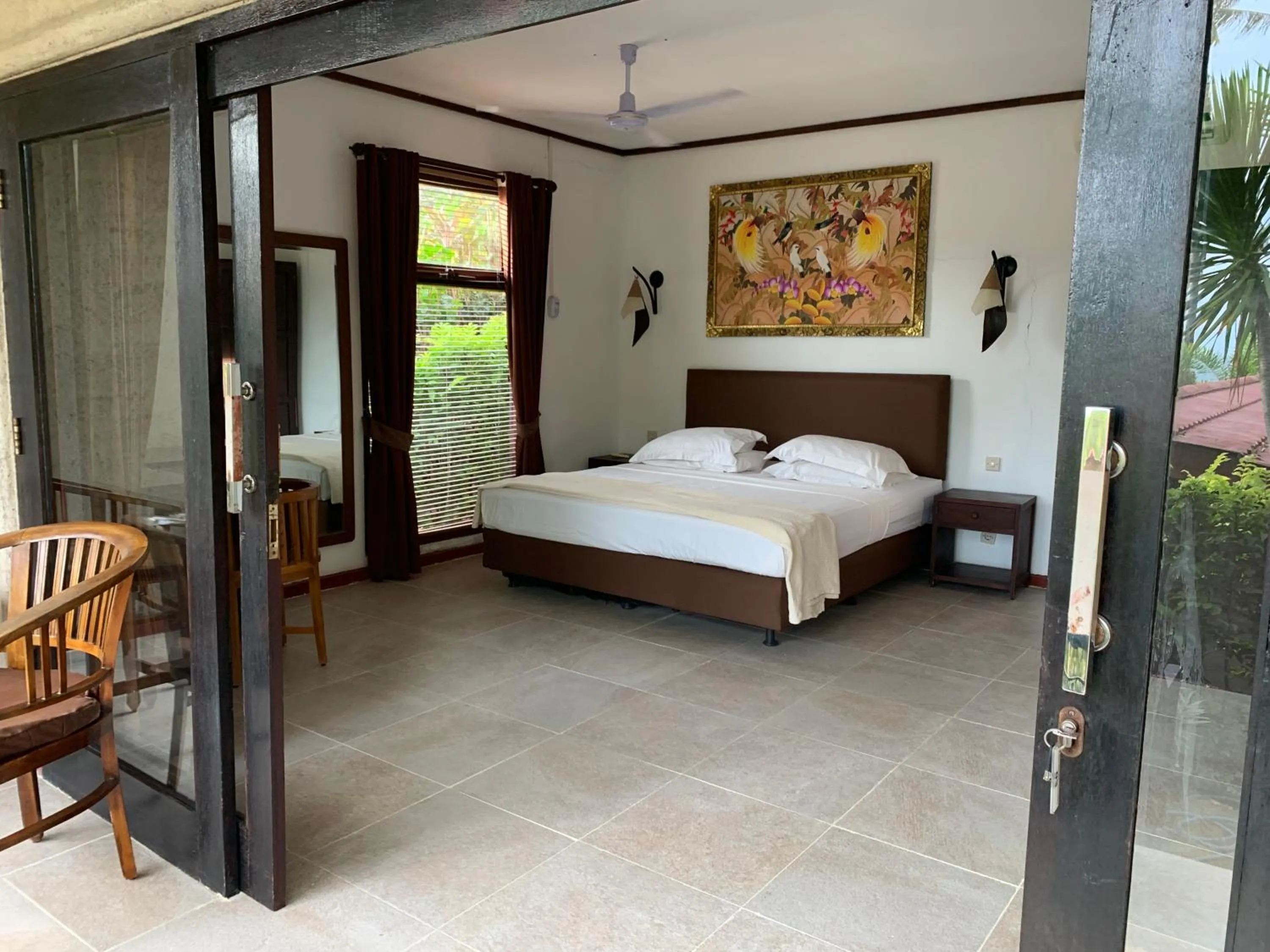 Bed in Kebun Rohani Cottages