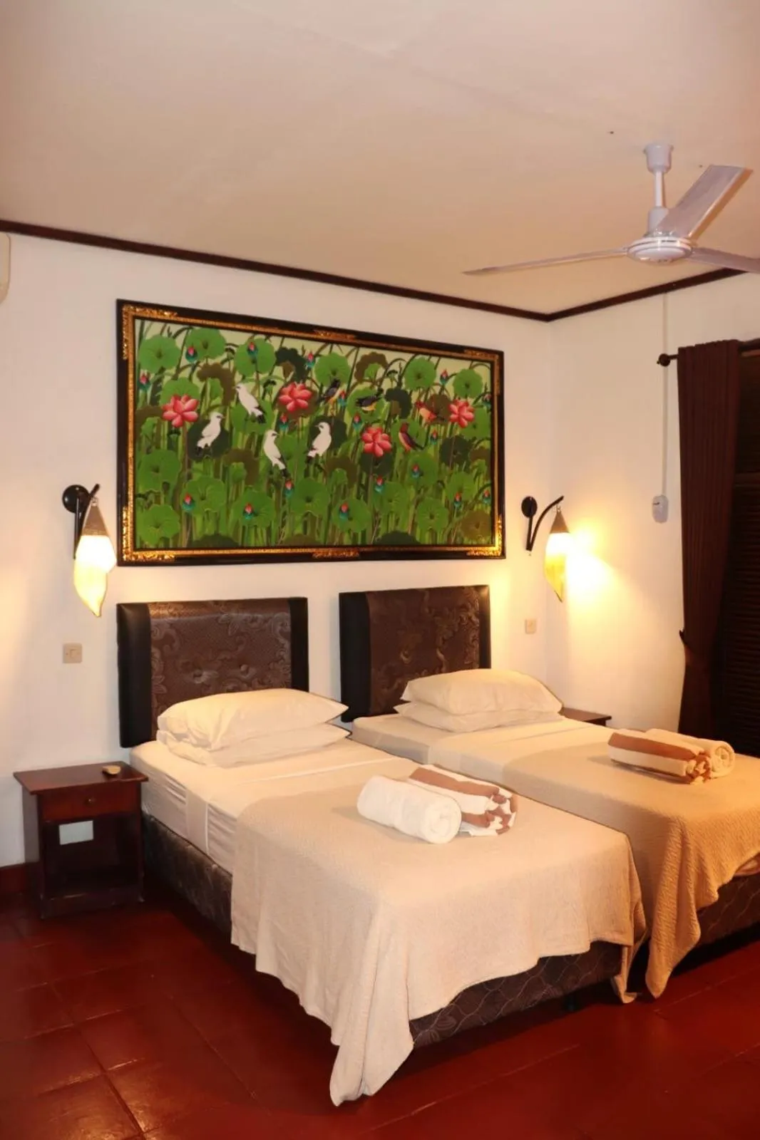 Bed in Kebun Rohani Cottages