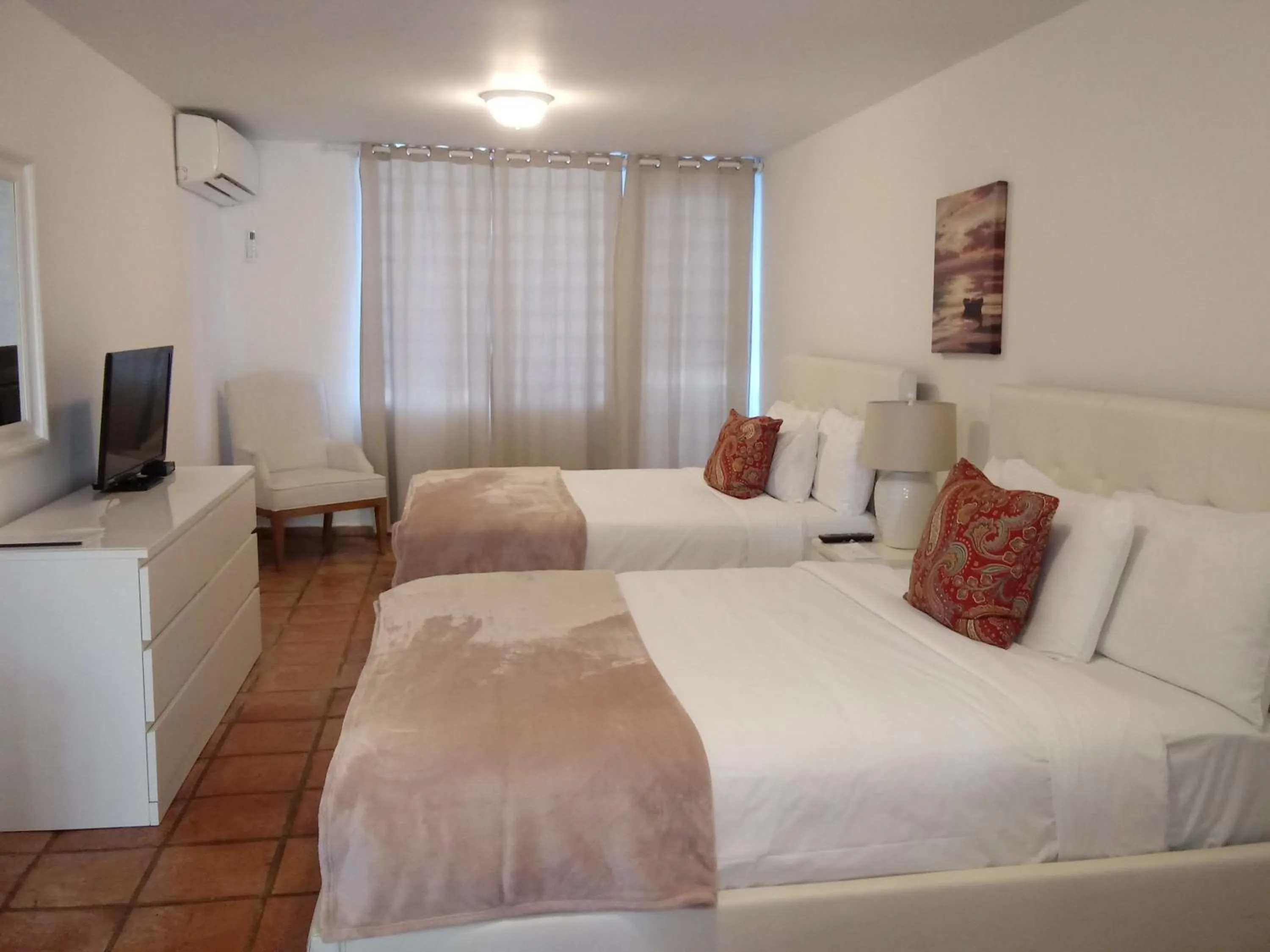 Bedroom, Bed in Hosteria del Mar