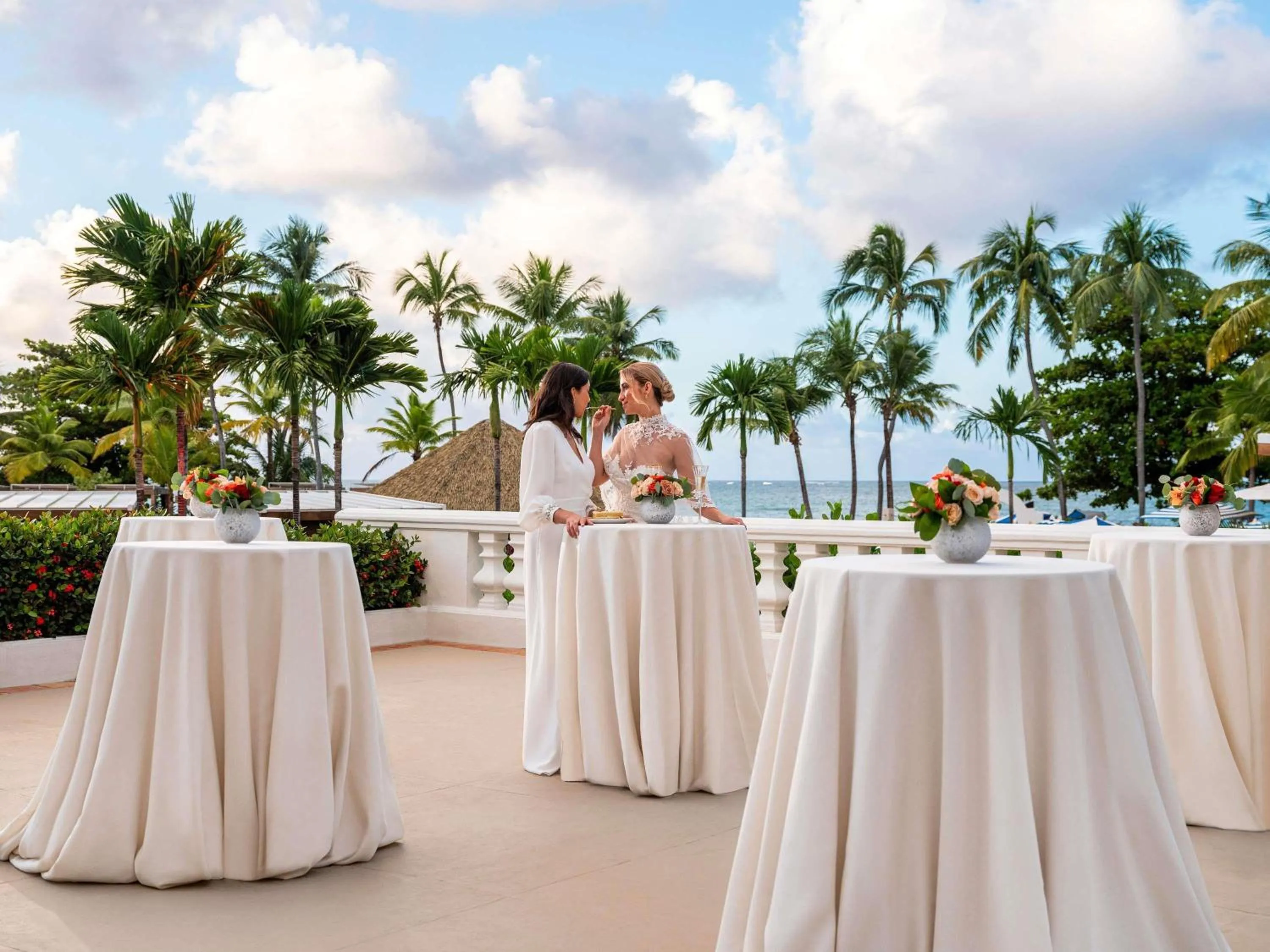 wedding in Fairmont El San Juan Hotel