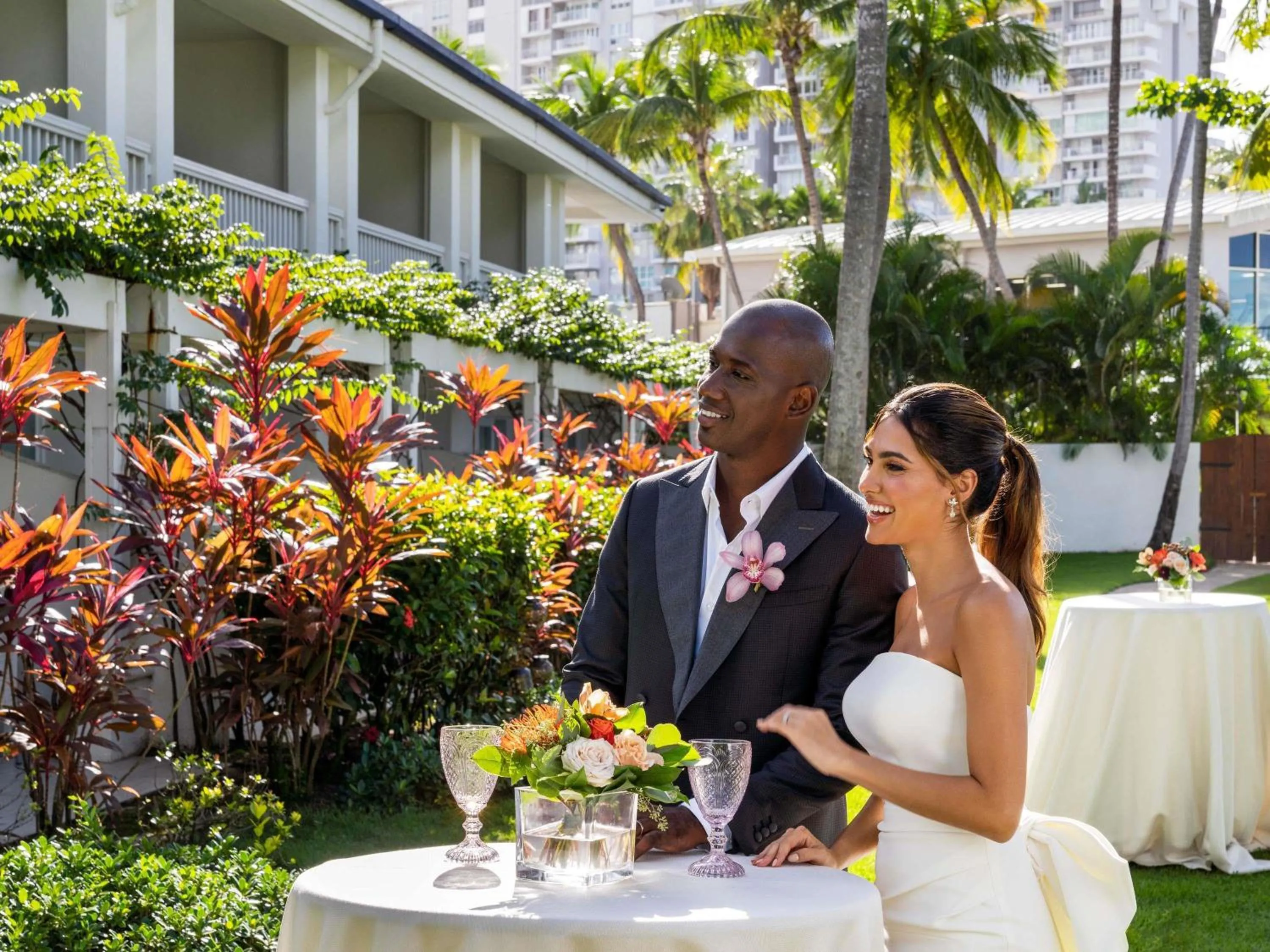wedding in Fairmont El San Juan Hotel
