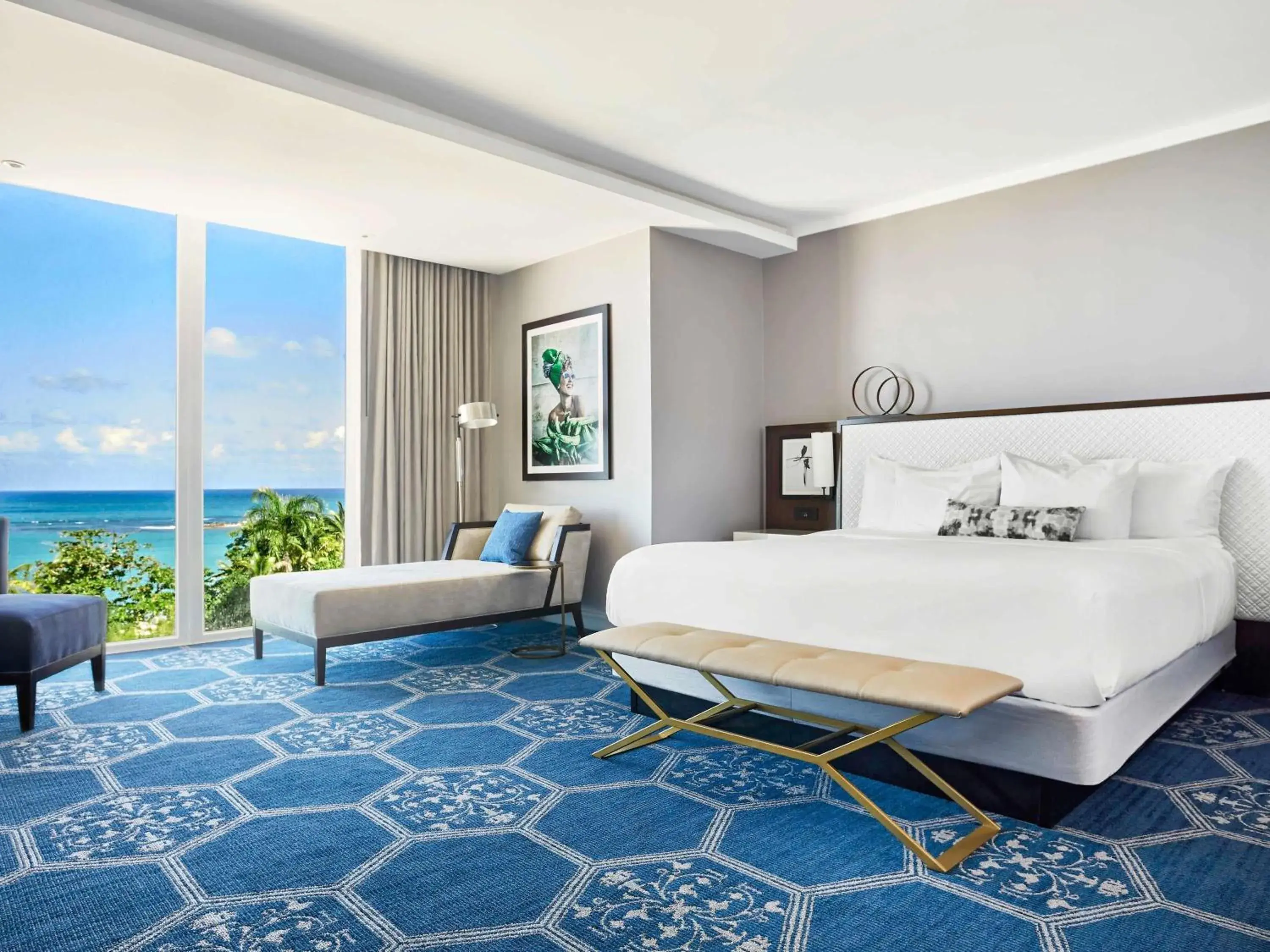 One-Bedroom King Suite with Ocean View and Sofa Bed in Fairmont El San Juan Hotel One-Bedroom King Suite with Ocean View and Sofa Bed in Fairmont El San Juan Hotel