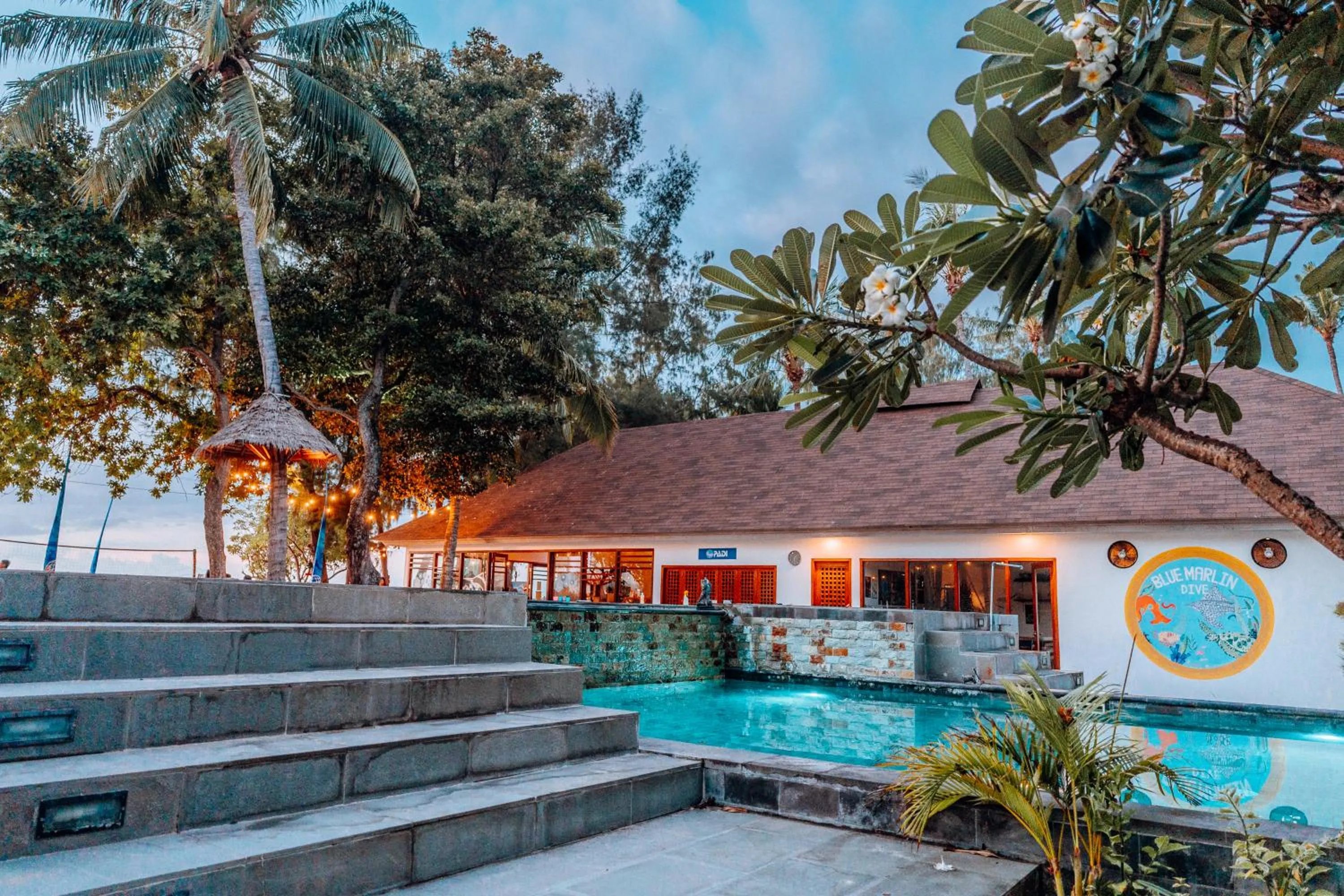 Property building in Blue Marlin Dive Gili Air