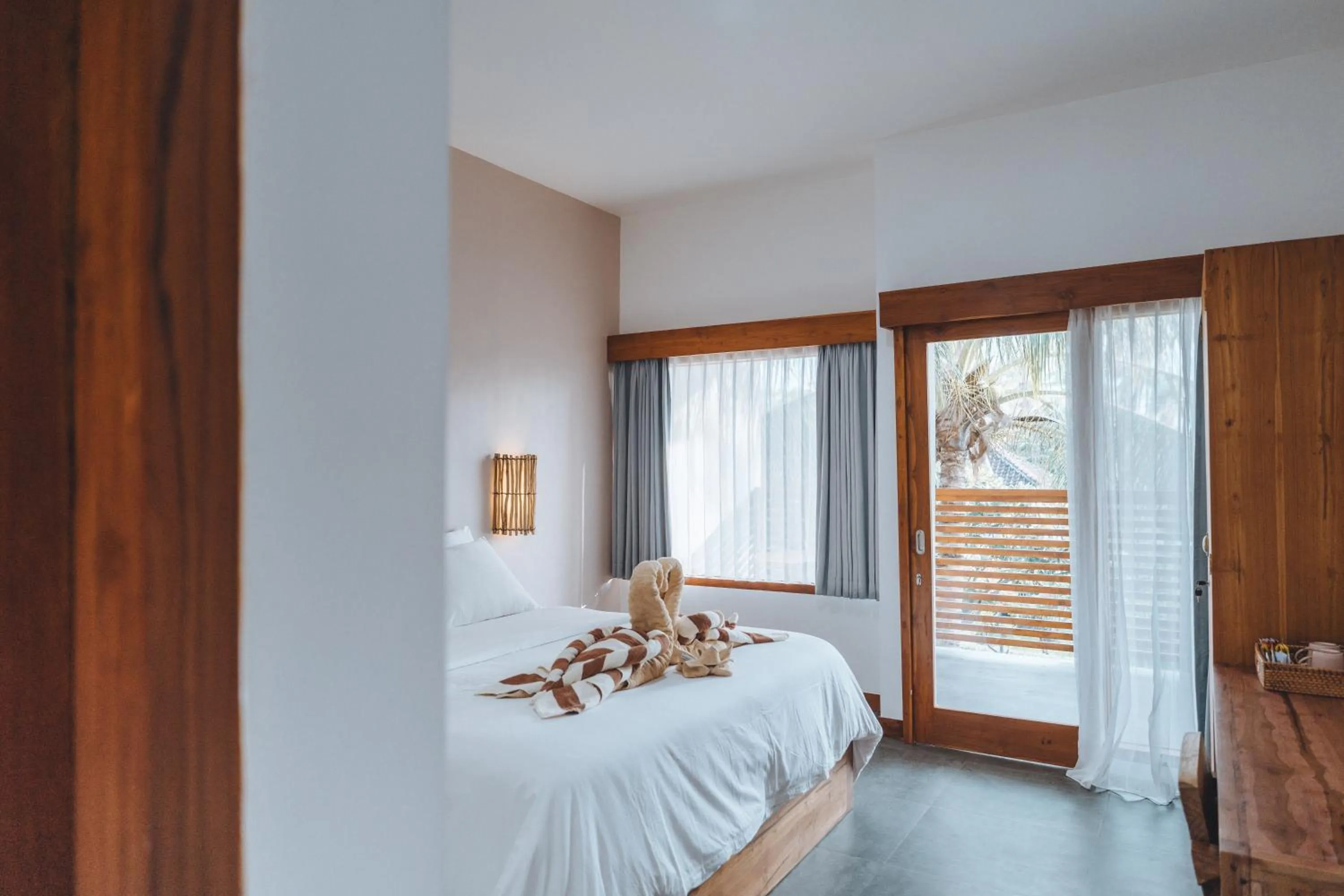 Bed in Blue Marlin Dive Gili Air