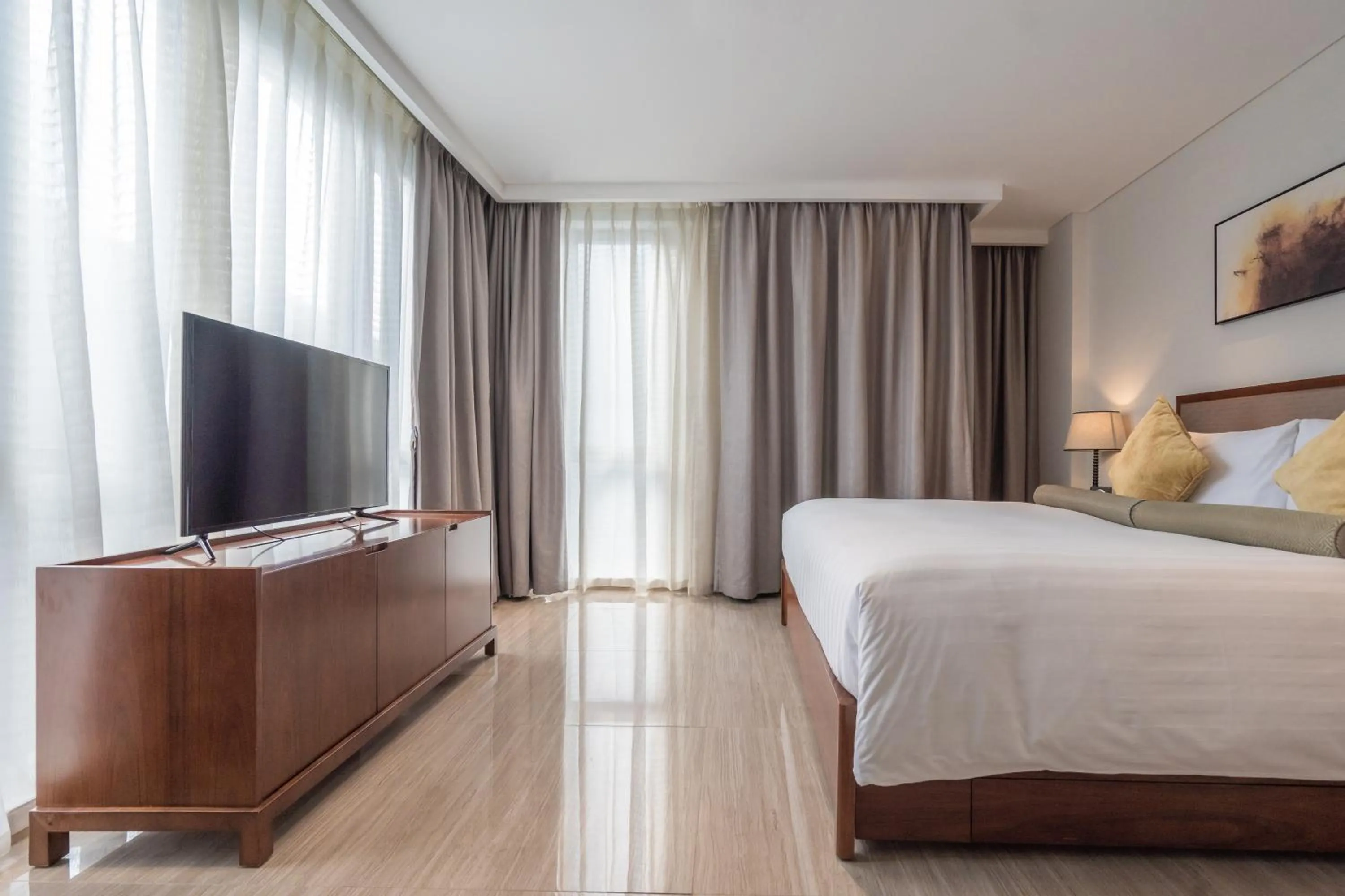 Bedroom, Bed in Oakwood Hotel & Residence Suzhou