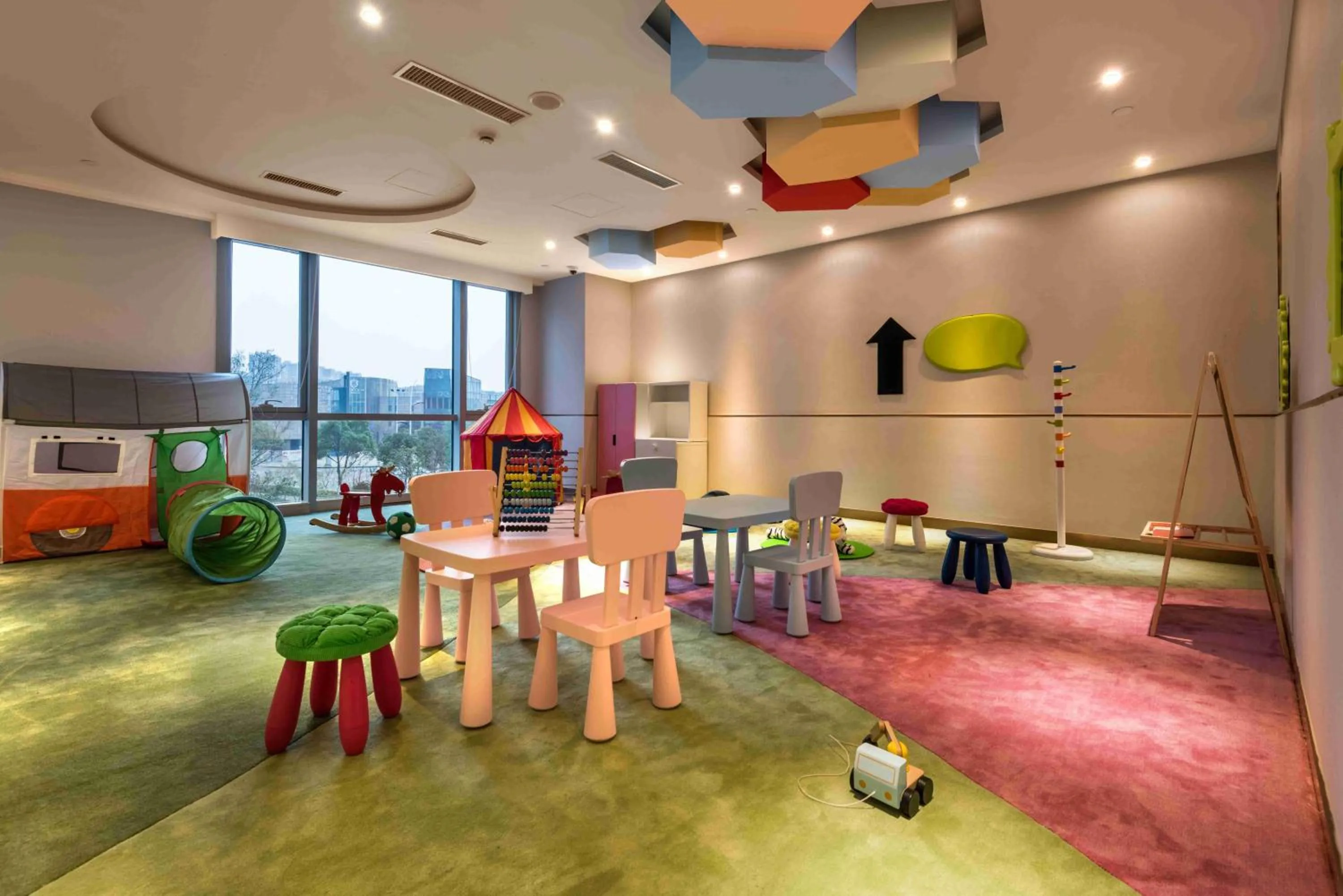 Children play ground in Oakwood Hotel & Residence Suzhou