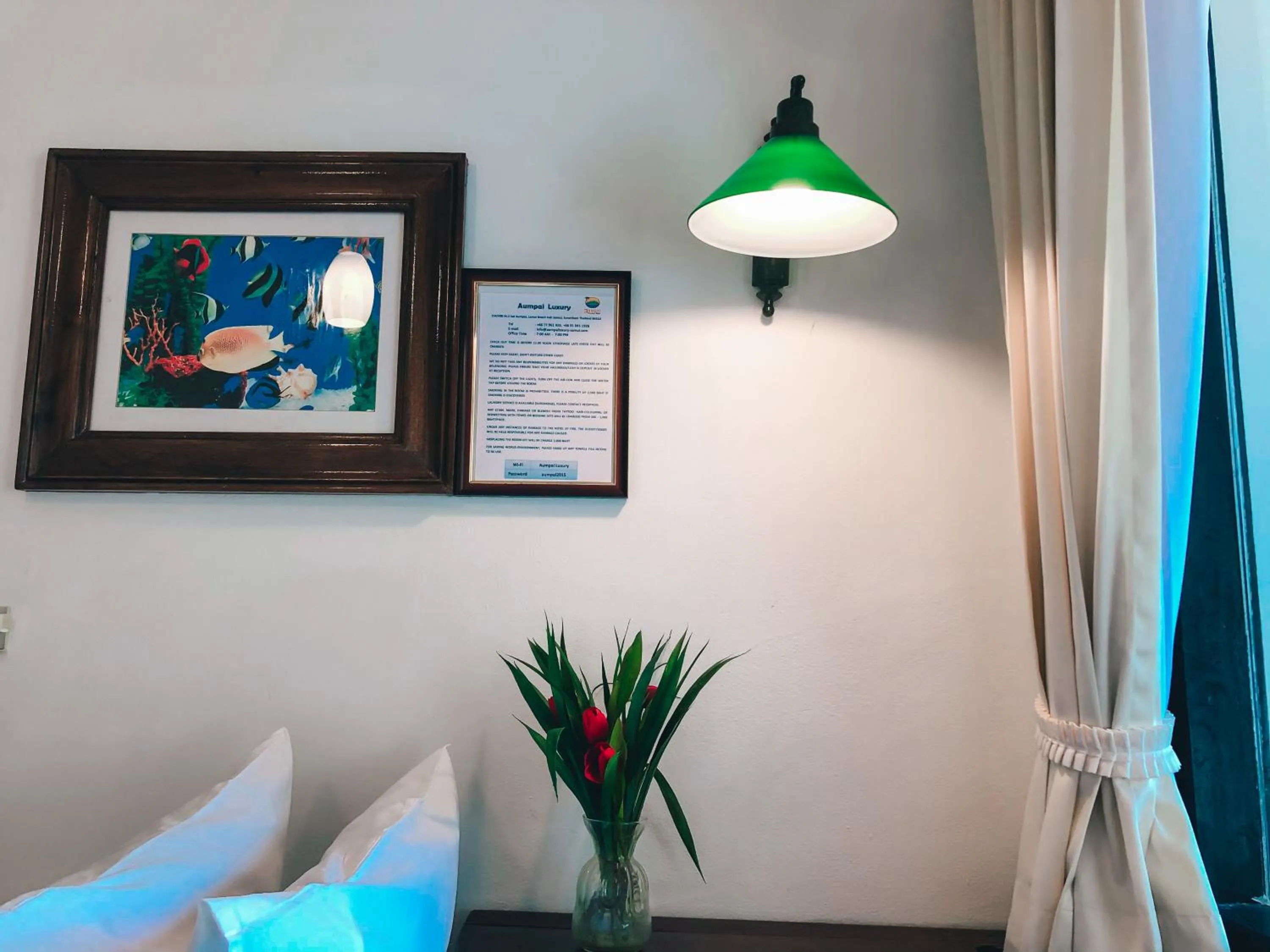 Seating area in Aumpai Luxury