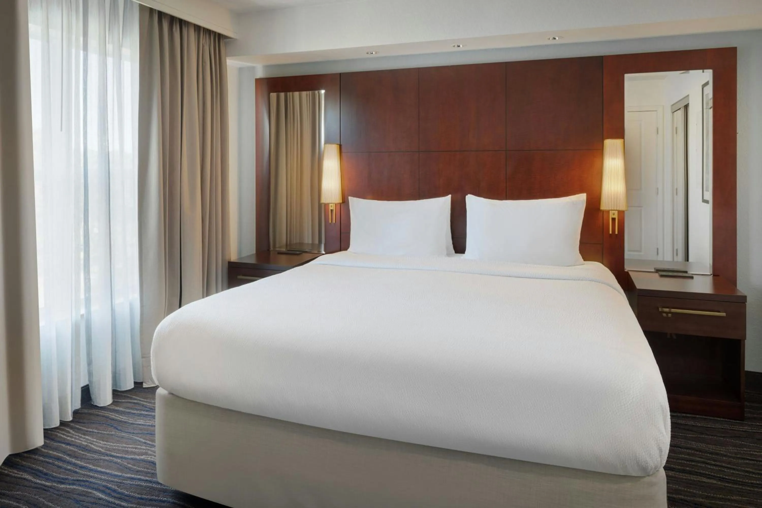 Bedroom, Bed in Residence Inn by Marriott Amelia Island