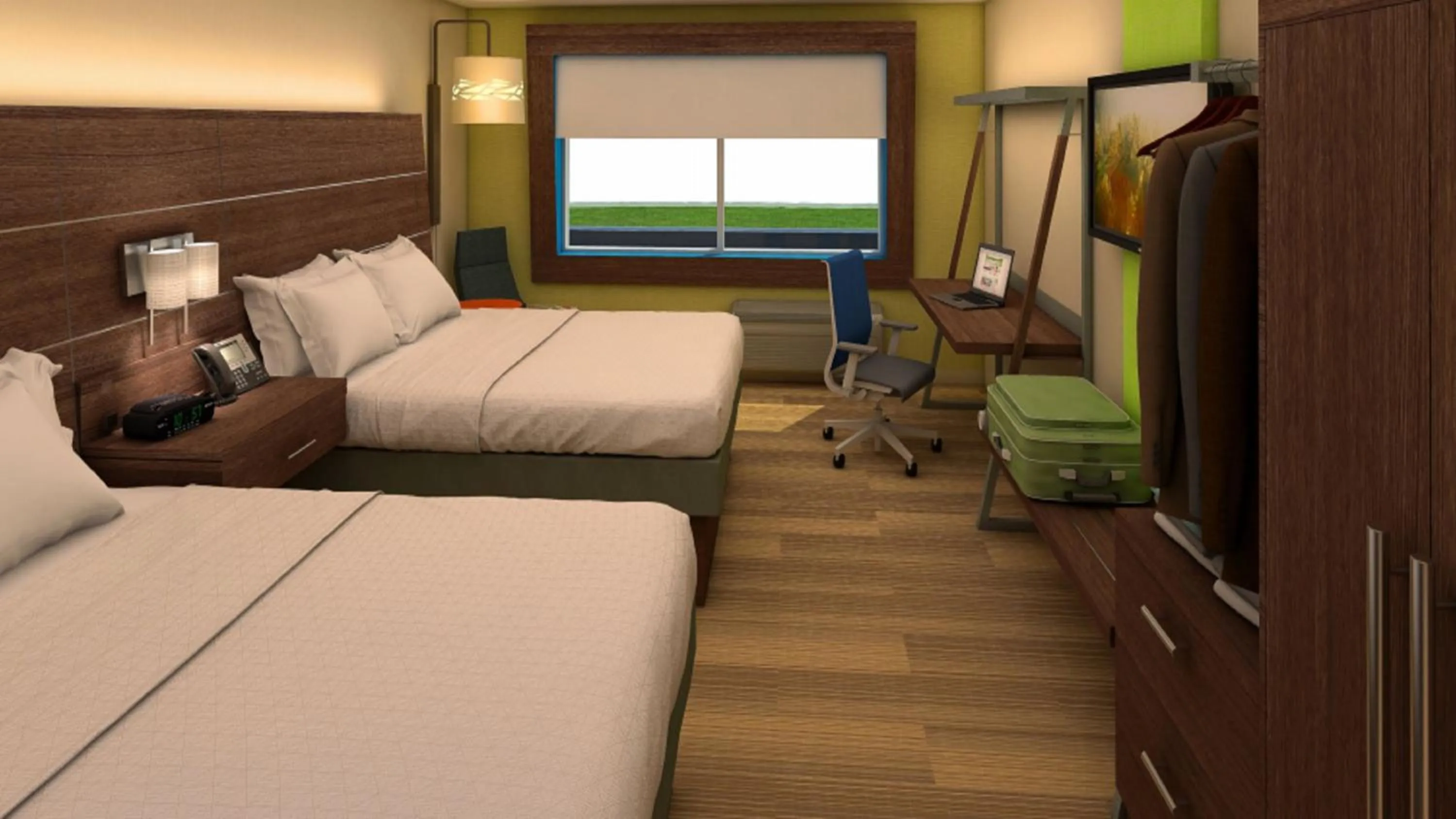 Photo of the whole room, Bed in Holiday Inn Express & Suites Pembroke Pines-Sheridan St by IHG