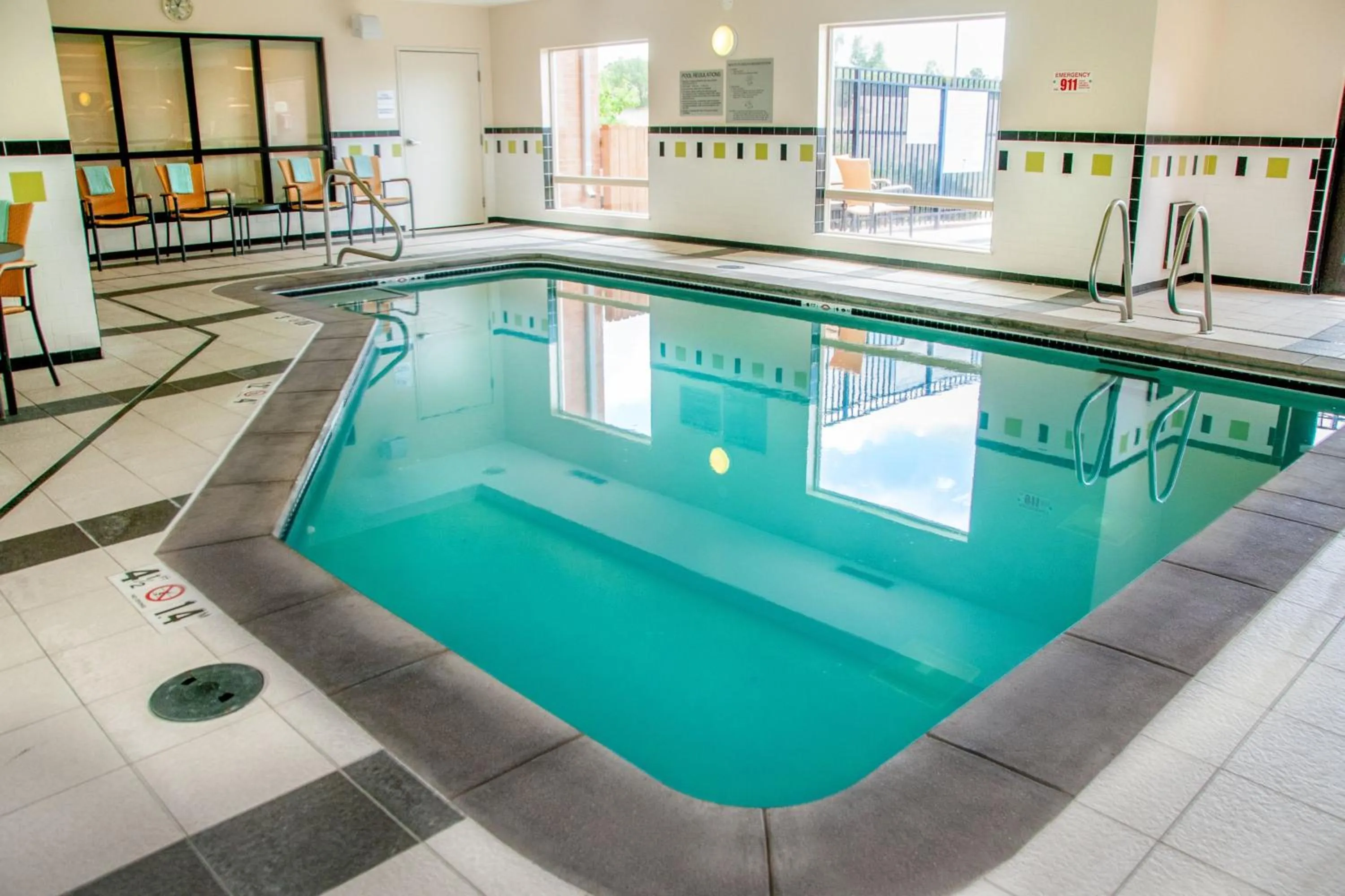 Swimming pool in Fairfield Inn and Suites by Marriott Colorado Springs North Air Force Academy