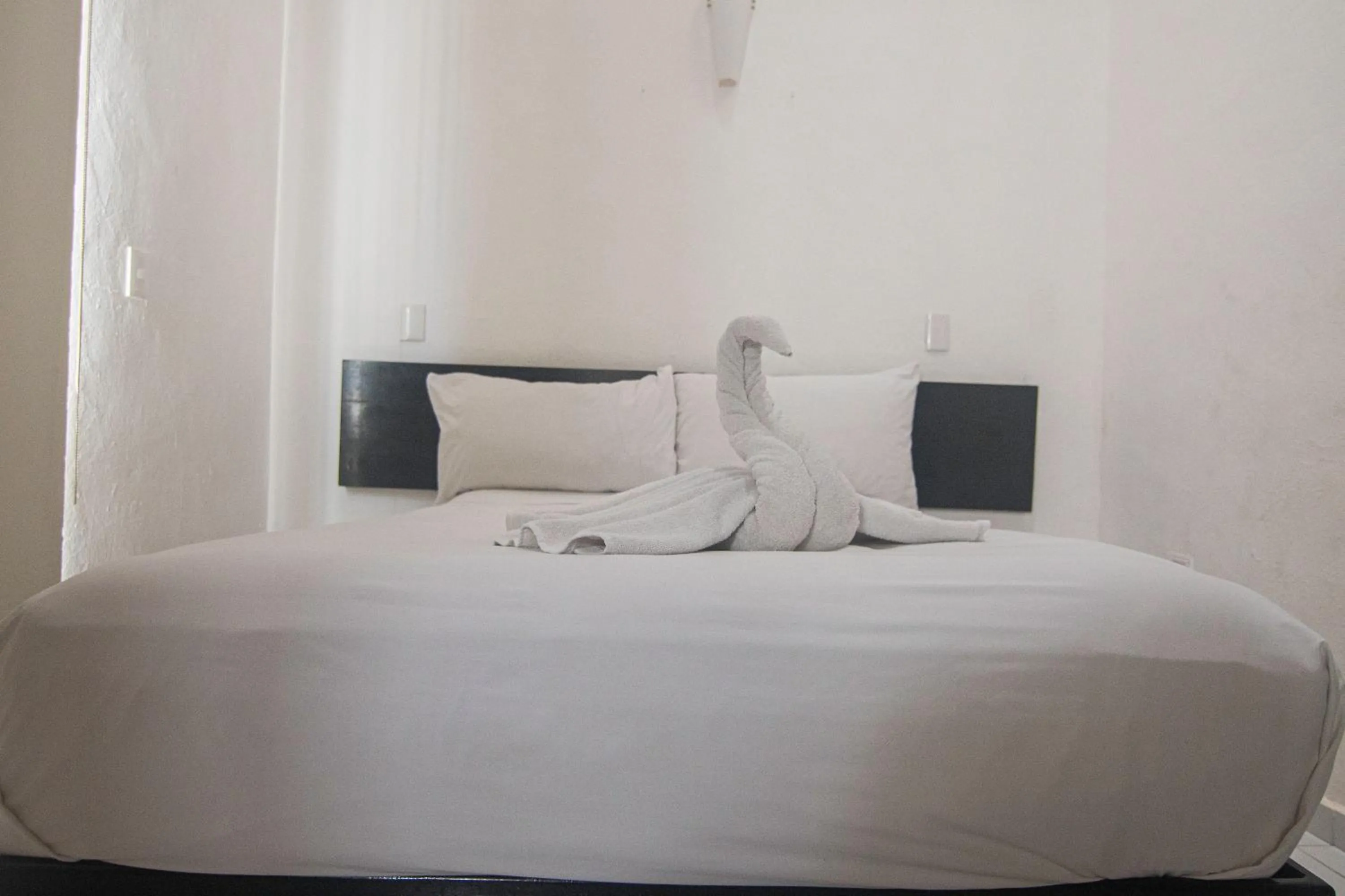 Bed in Hotel Maya Turquesa