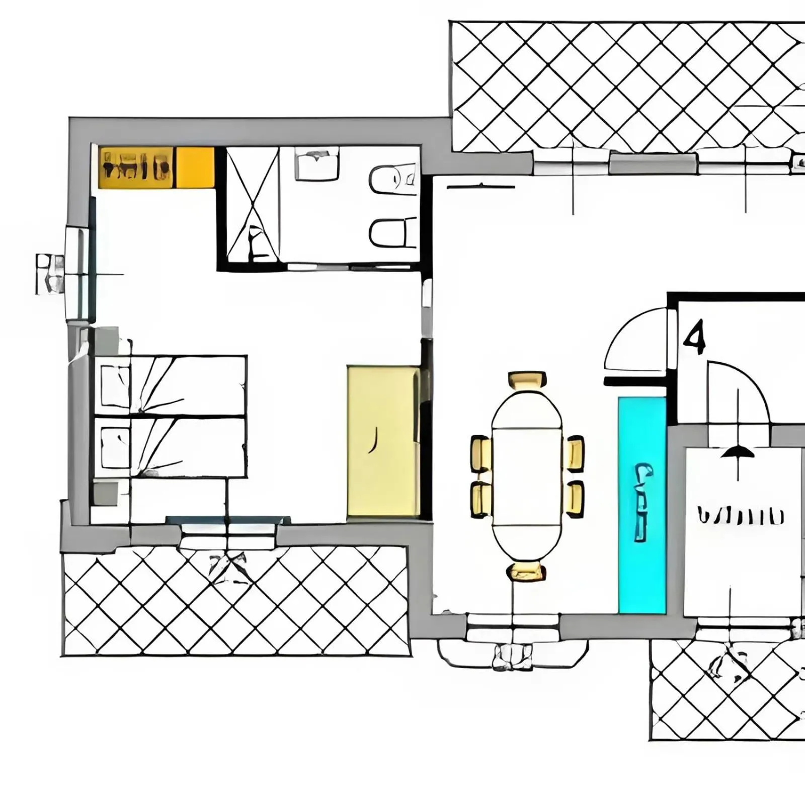 Floor plan in Best Western Hotel Arya
