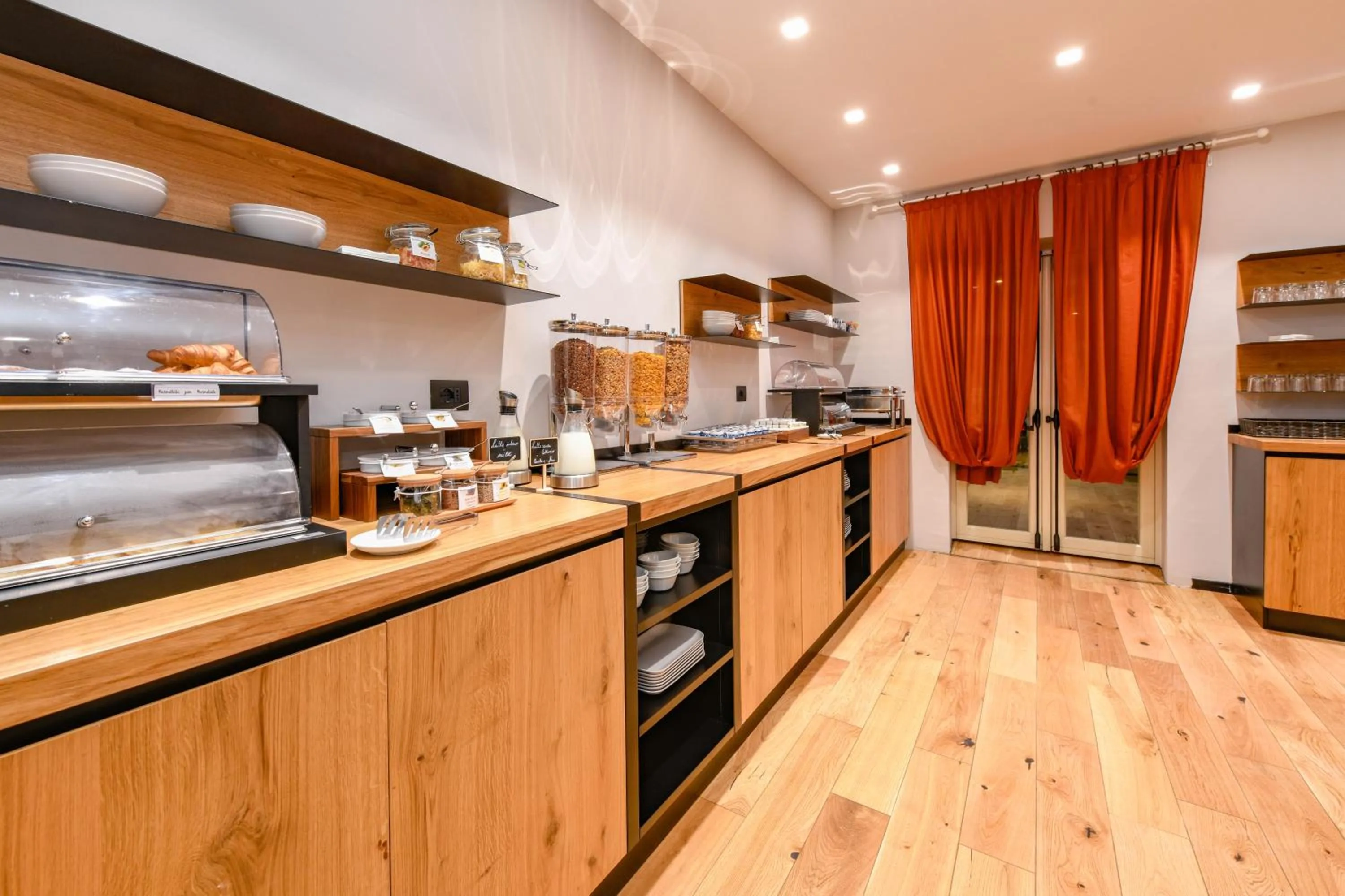 Asian breakfast in Best Western Hotel Arya