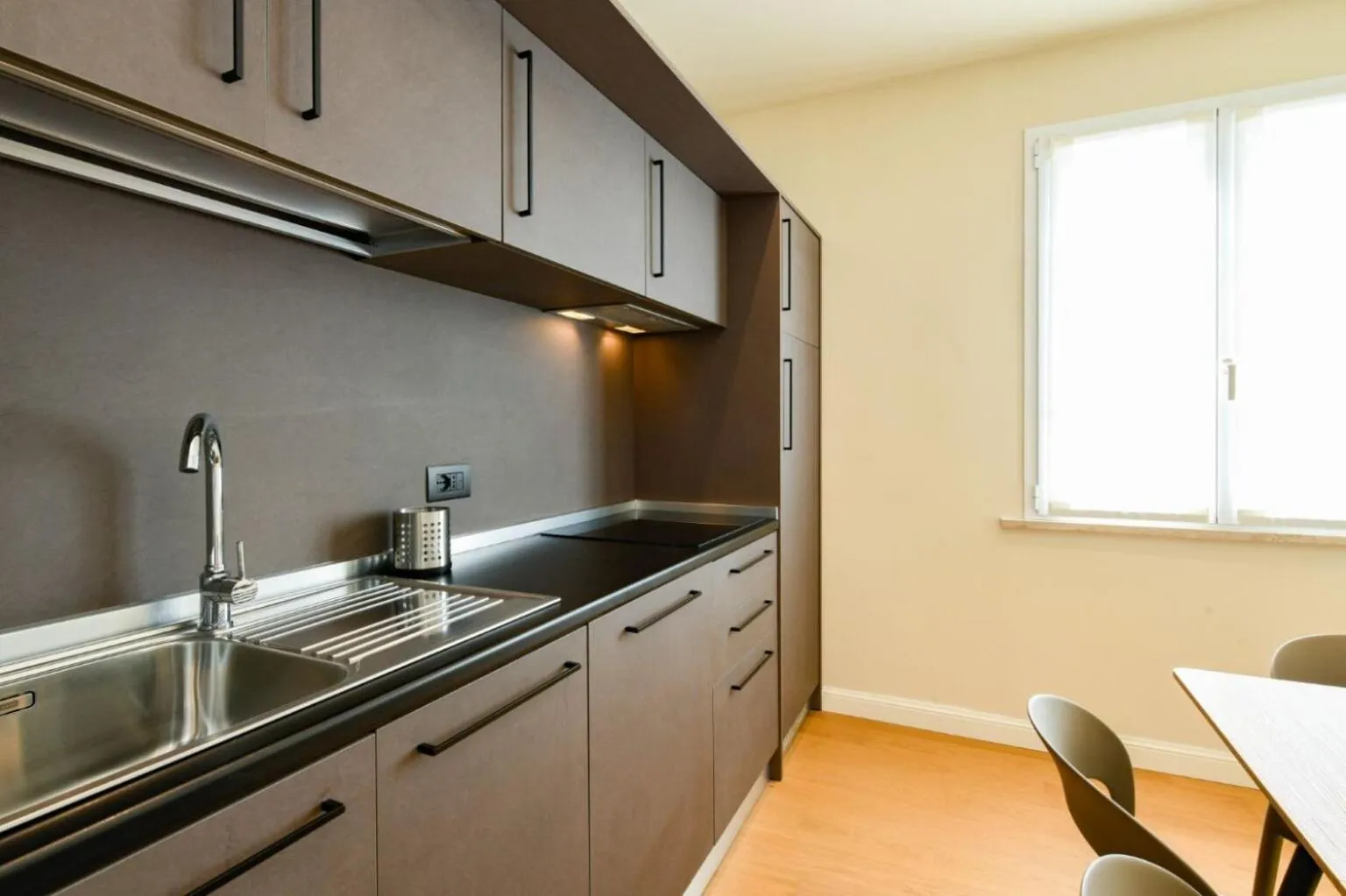 Kitchen or kitchenette in Best Western Hotel Arya