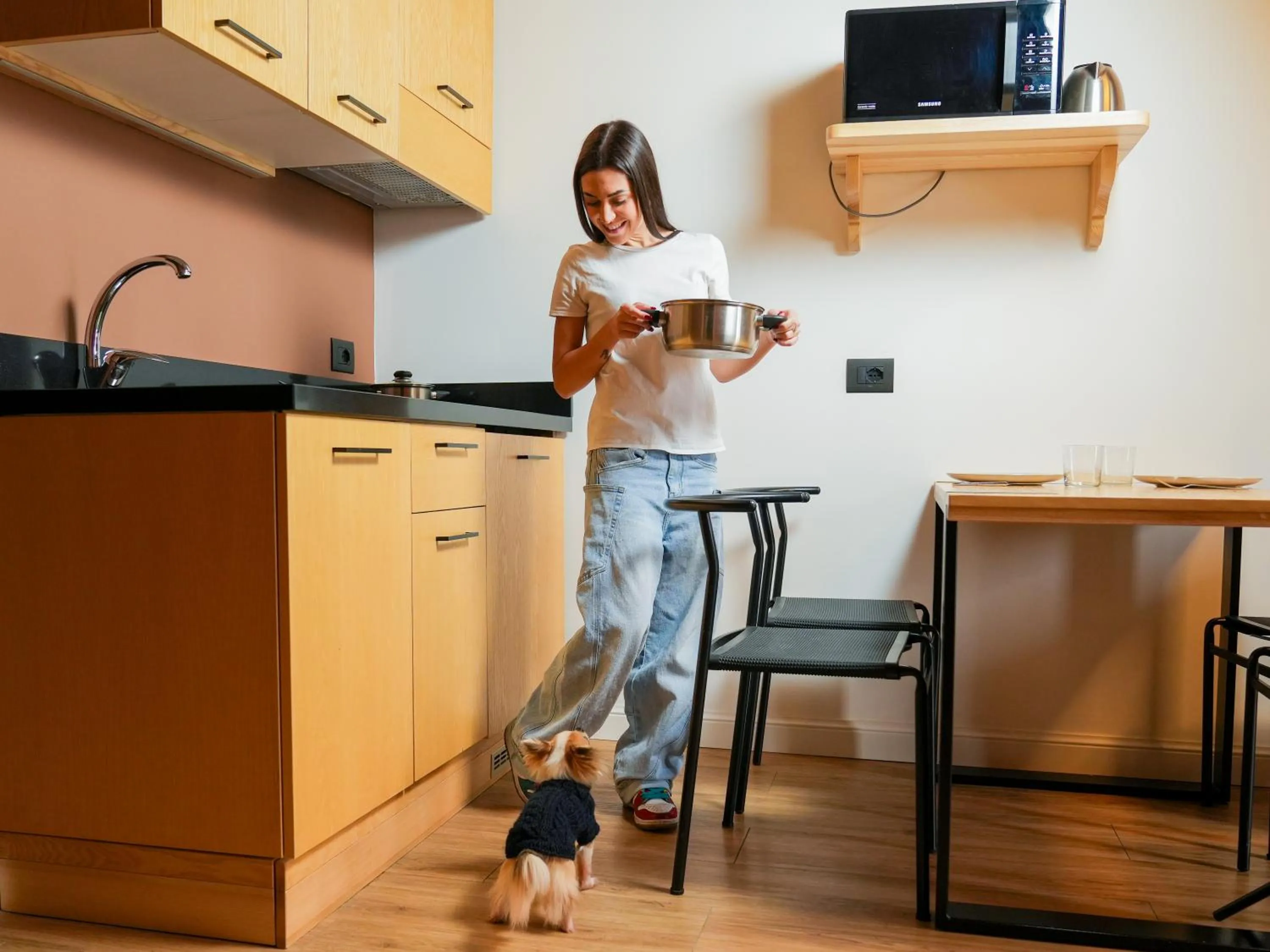kitchen in Best Western Hotel Arya