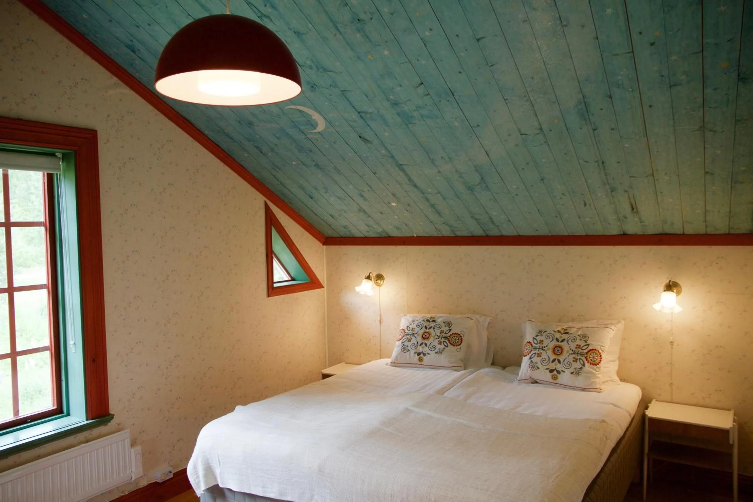 Decorative detail, Bed in THE LODGE Torsby