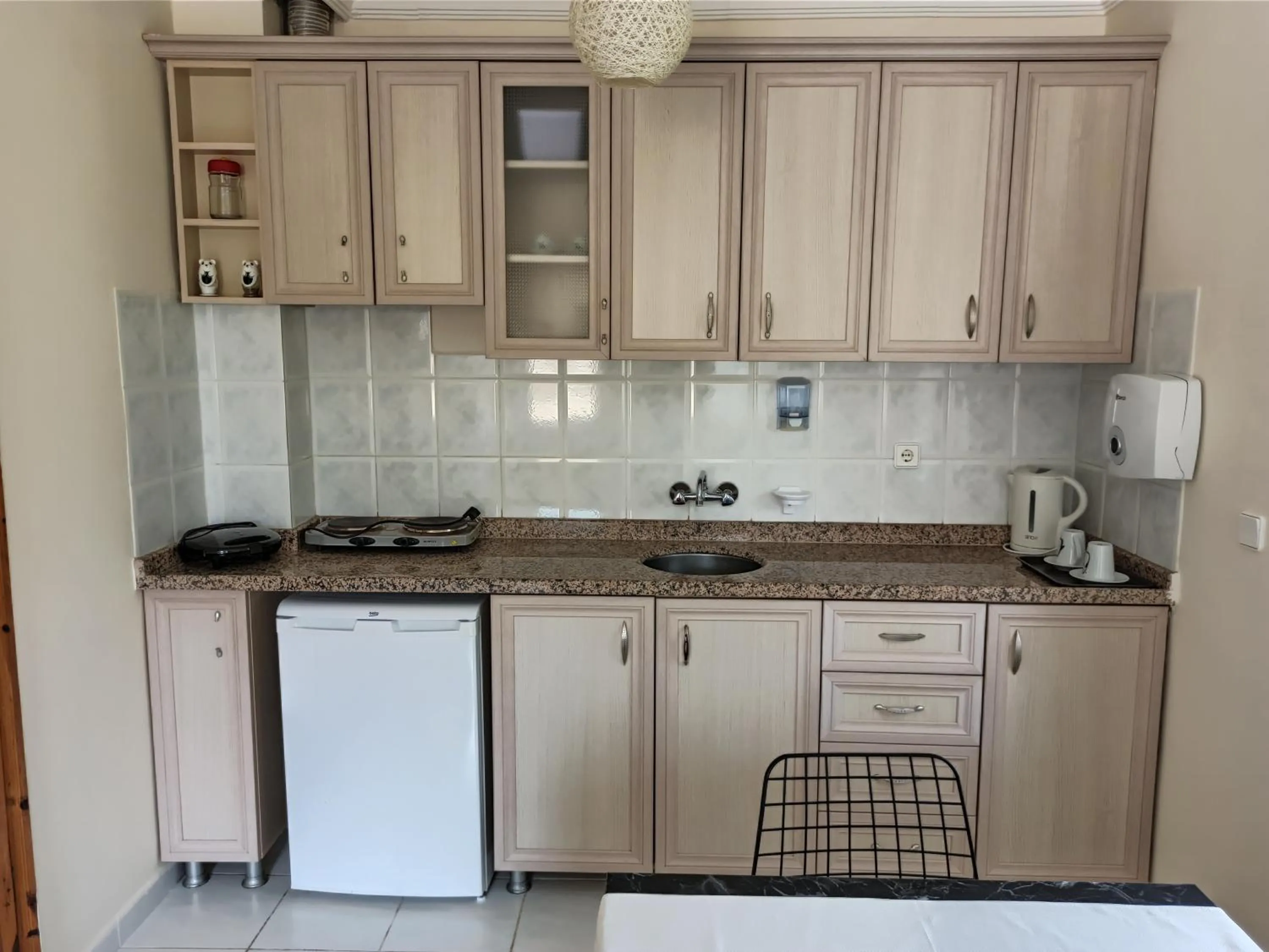 Kitchen or kitchenette in Işıl Suit Apart Otel