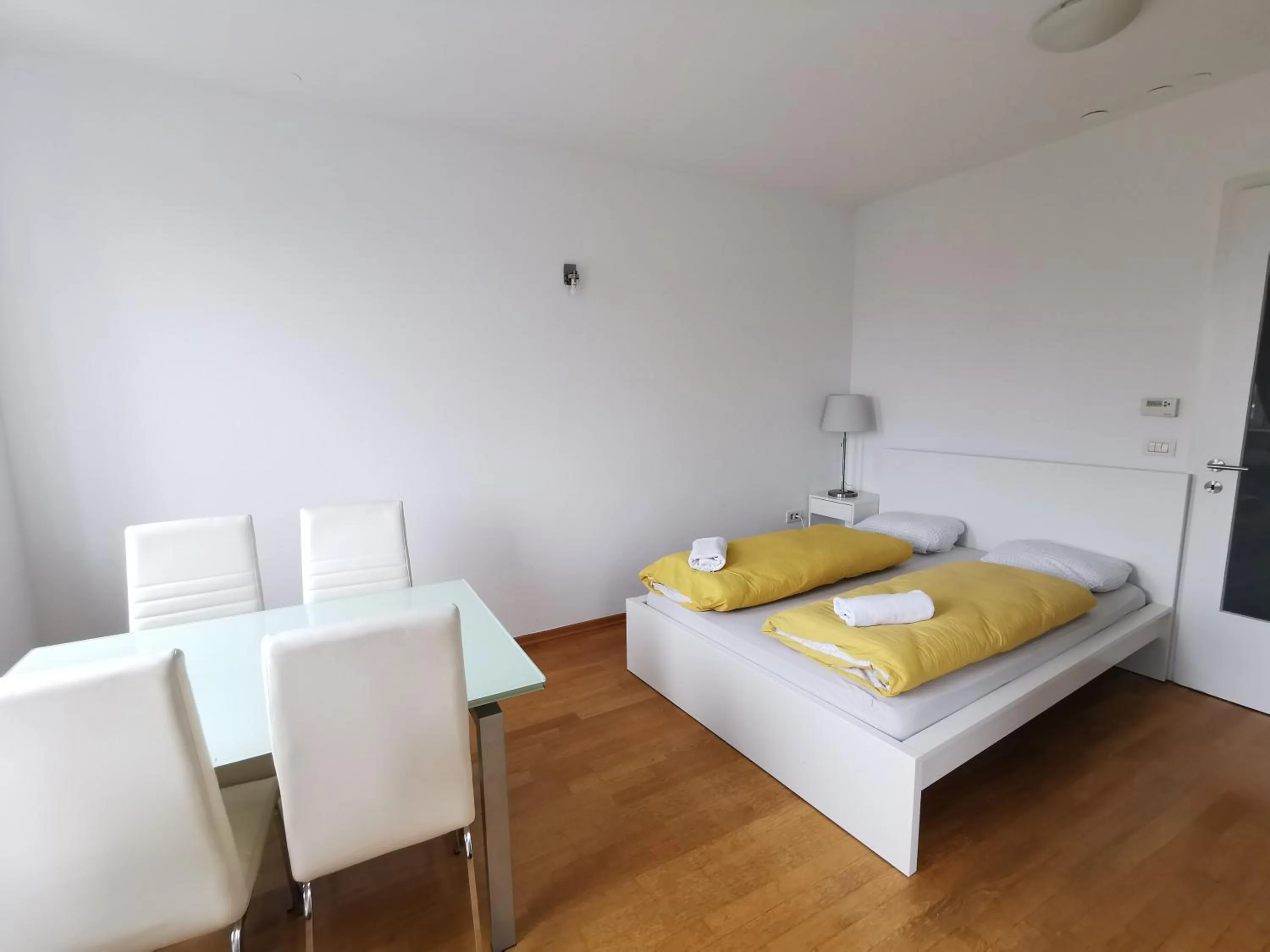 Bedroom, Bed in Trnovo apartment with free parking