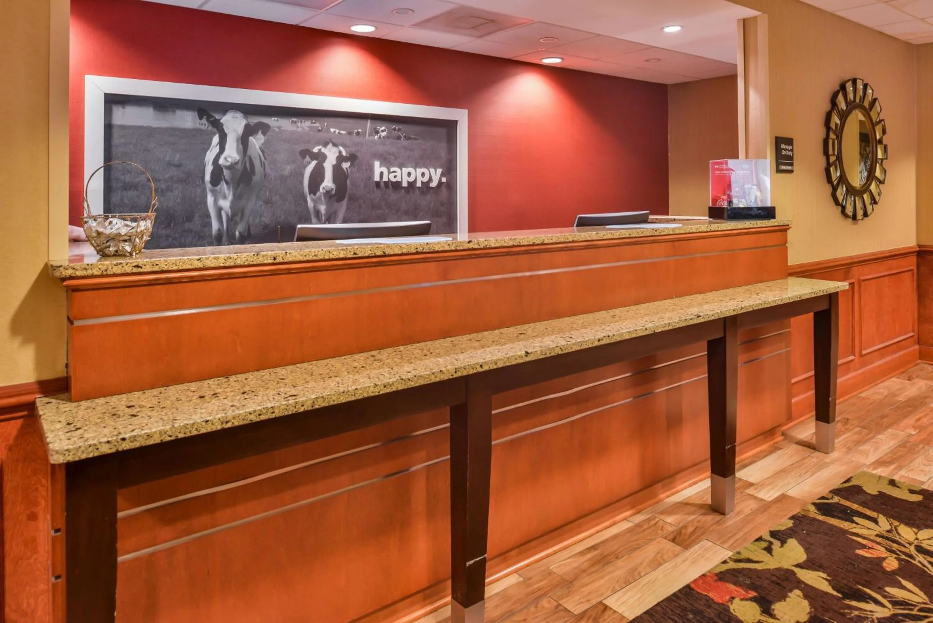 Lobby or reception in Hampton Inn Emporia