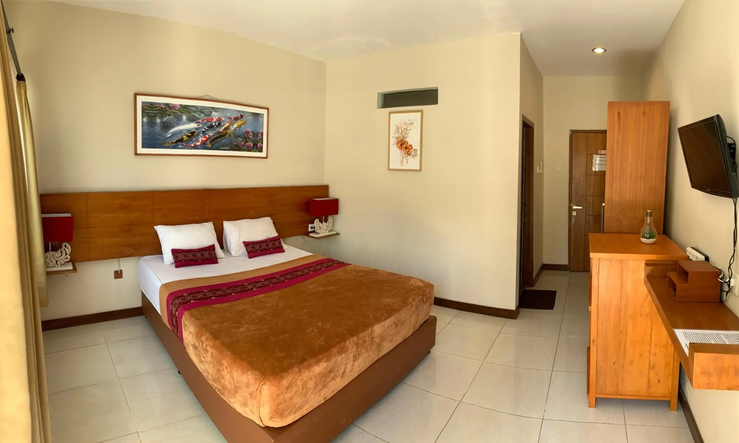 Bedroom, Bed in Kuta Suci Guesthouse