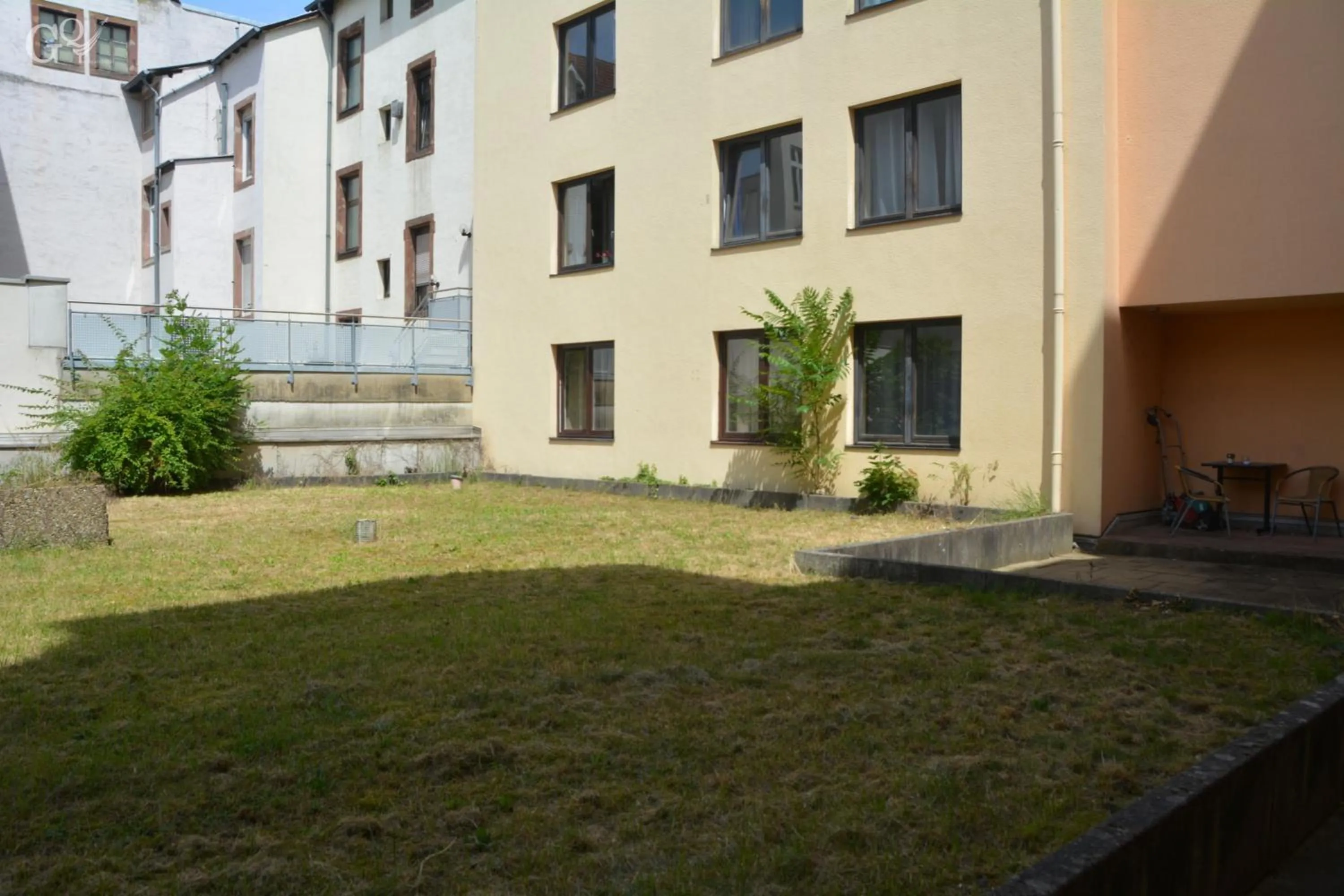 Inner courtyard view in Saarbrücken City Apartments