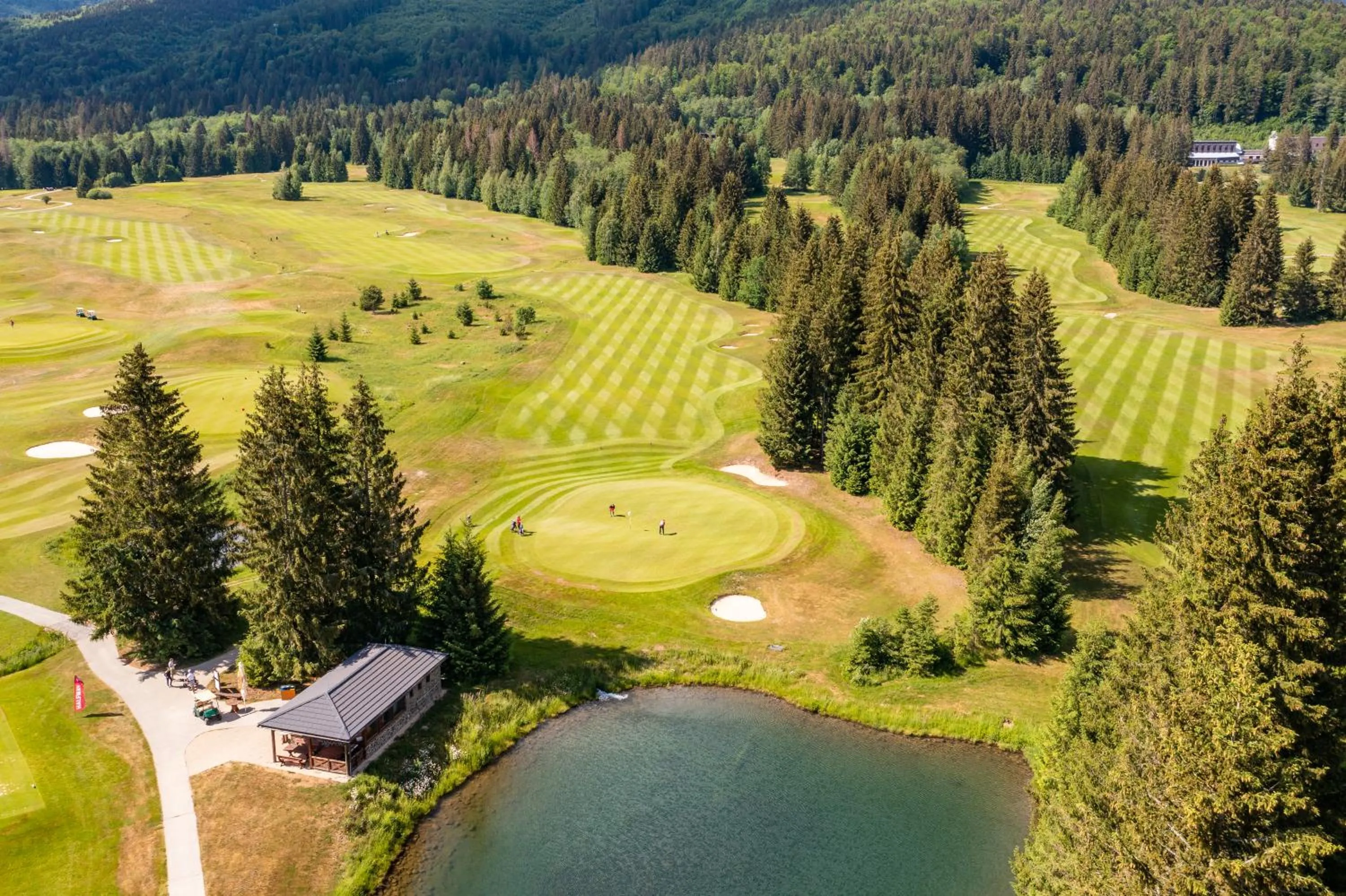 Bird's eye view in Hotel Stupka