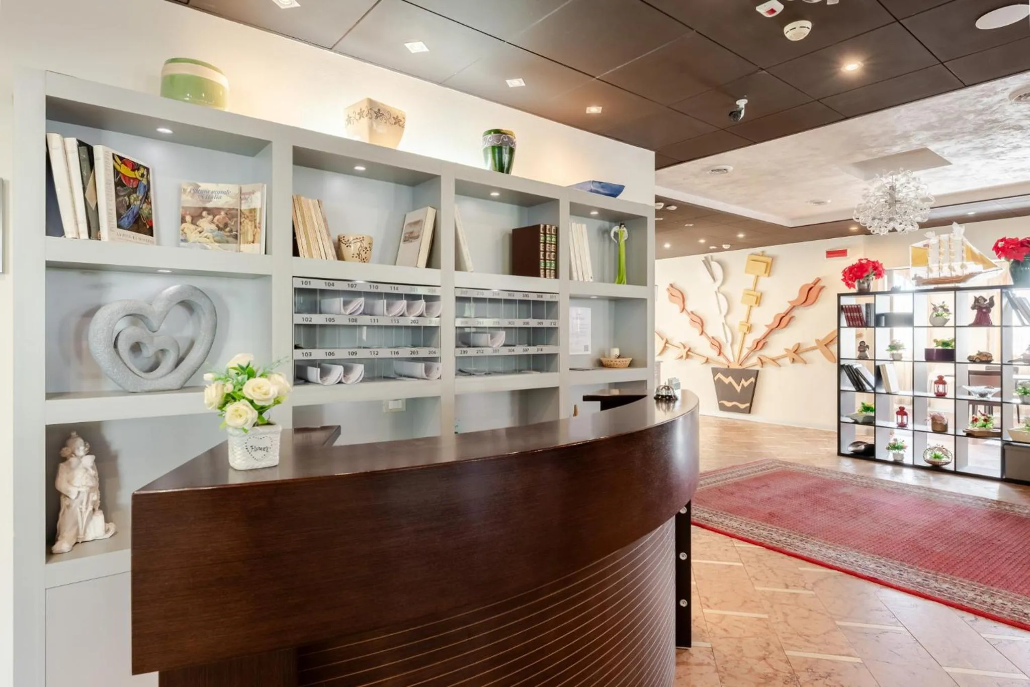 Lobby or reception in Hotel Norge