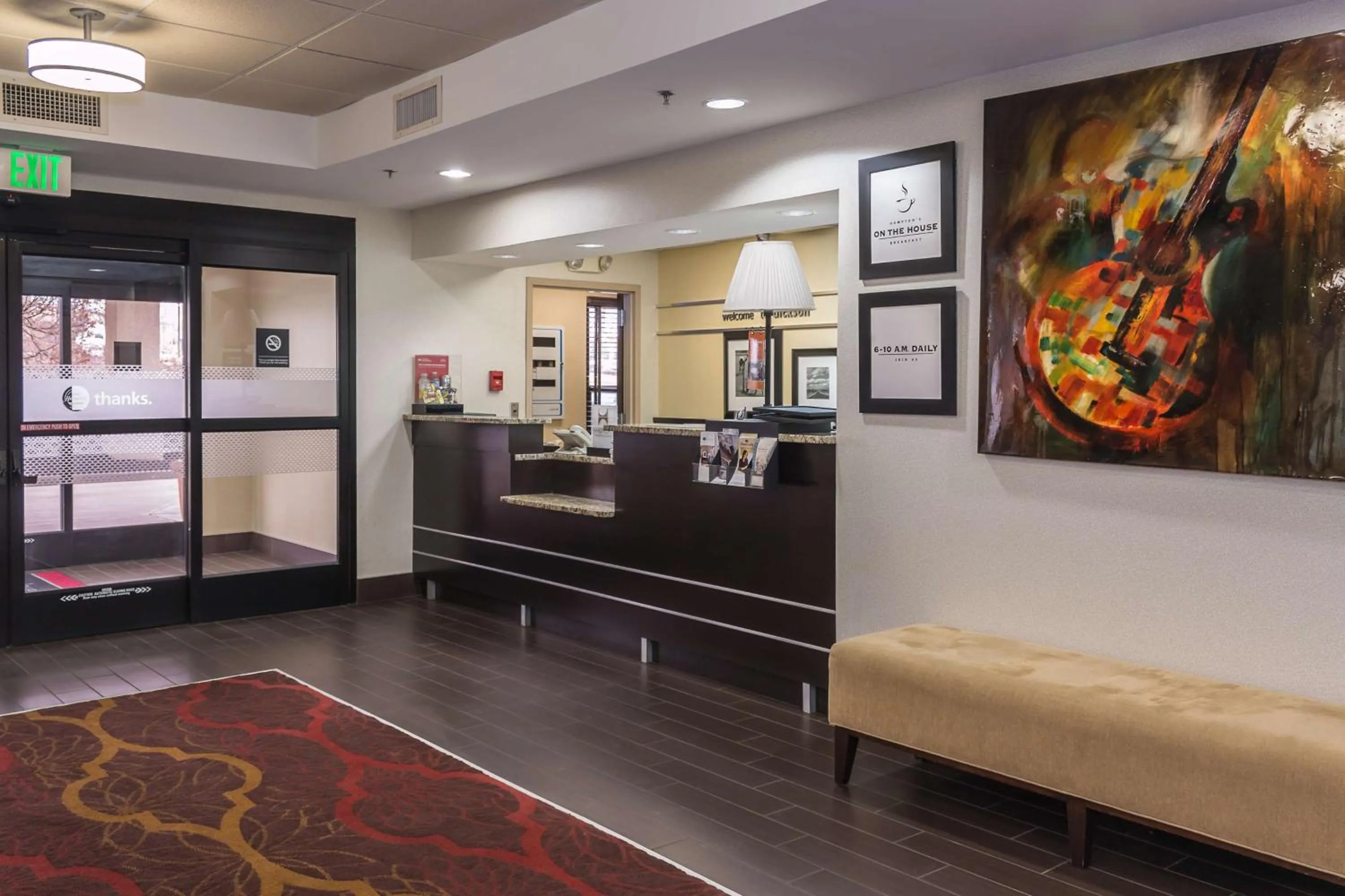 Lobby or reception in Hampton Inn Dickson