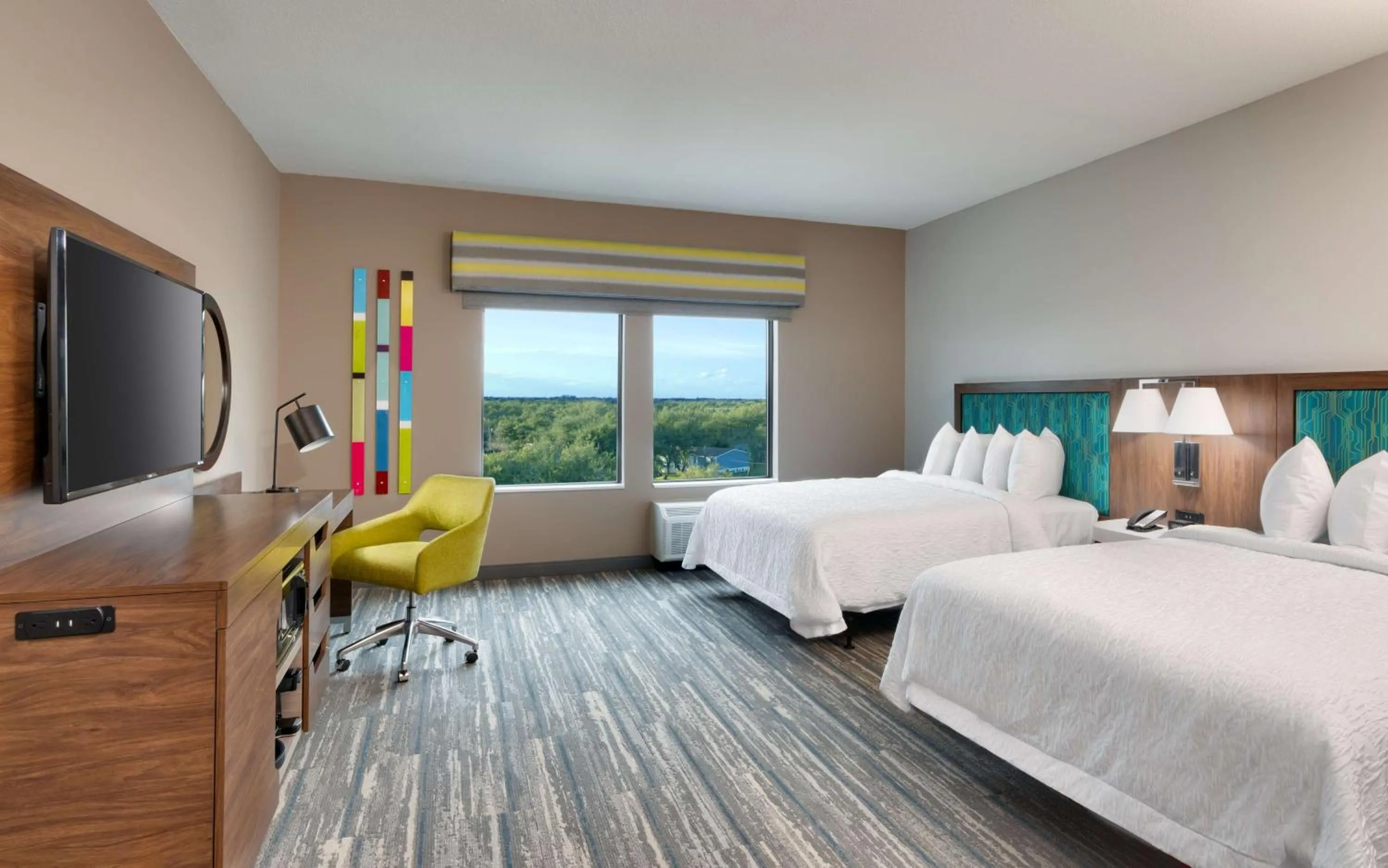 Bedroom, Bed in Hampton Inn & Suites Rockport-Fulton