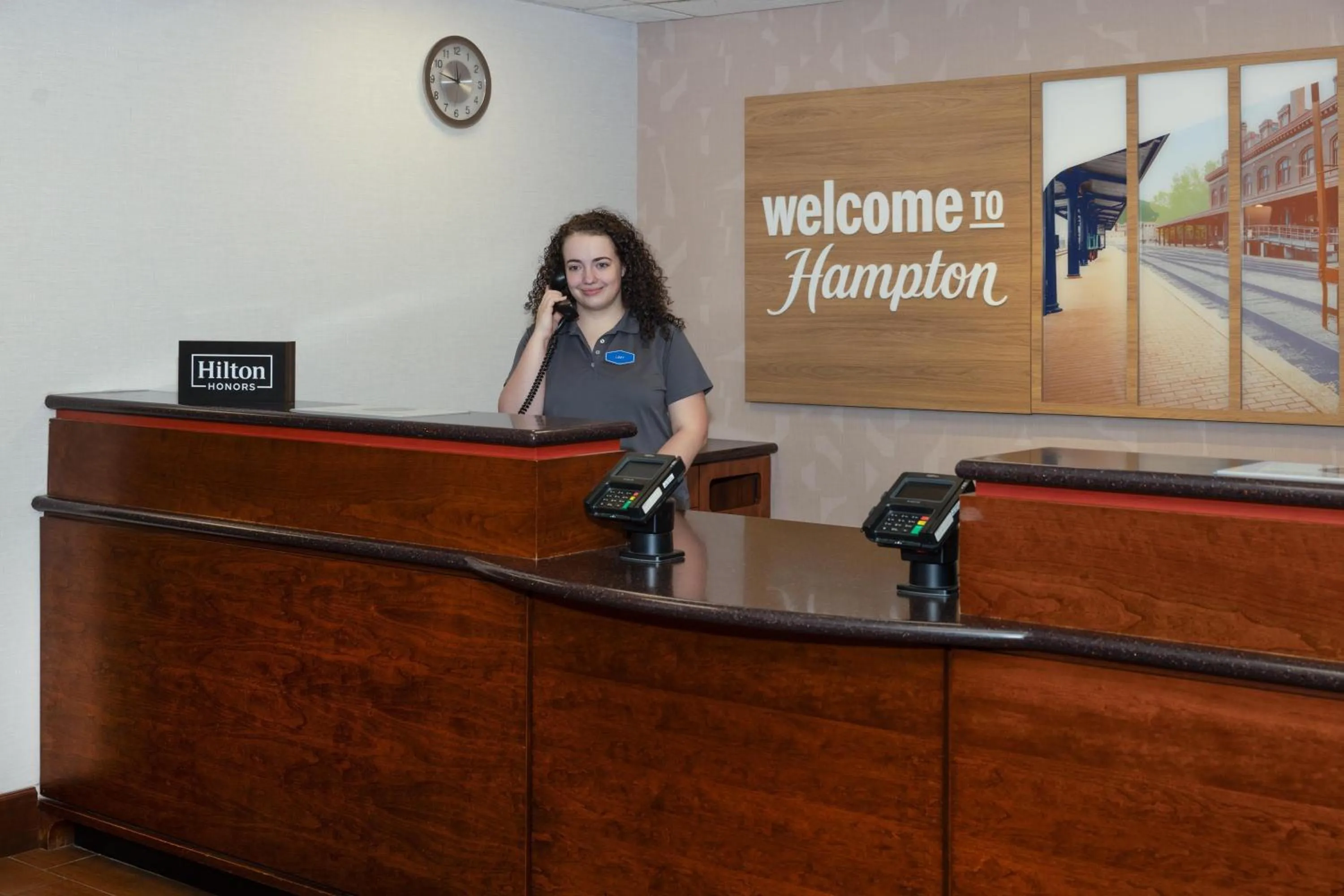 Lobby or reception in Hampton Inn Frostburg