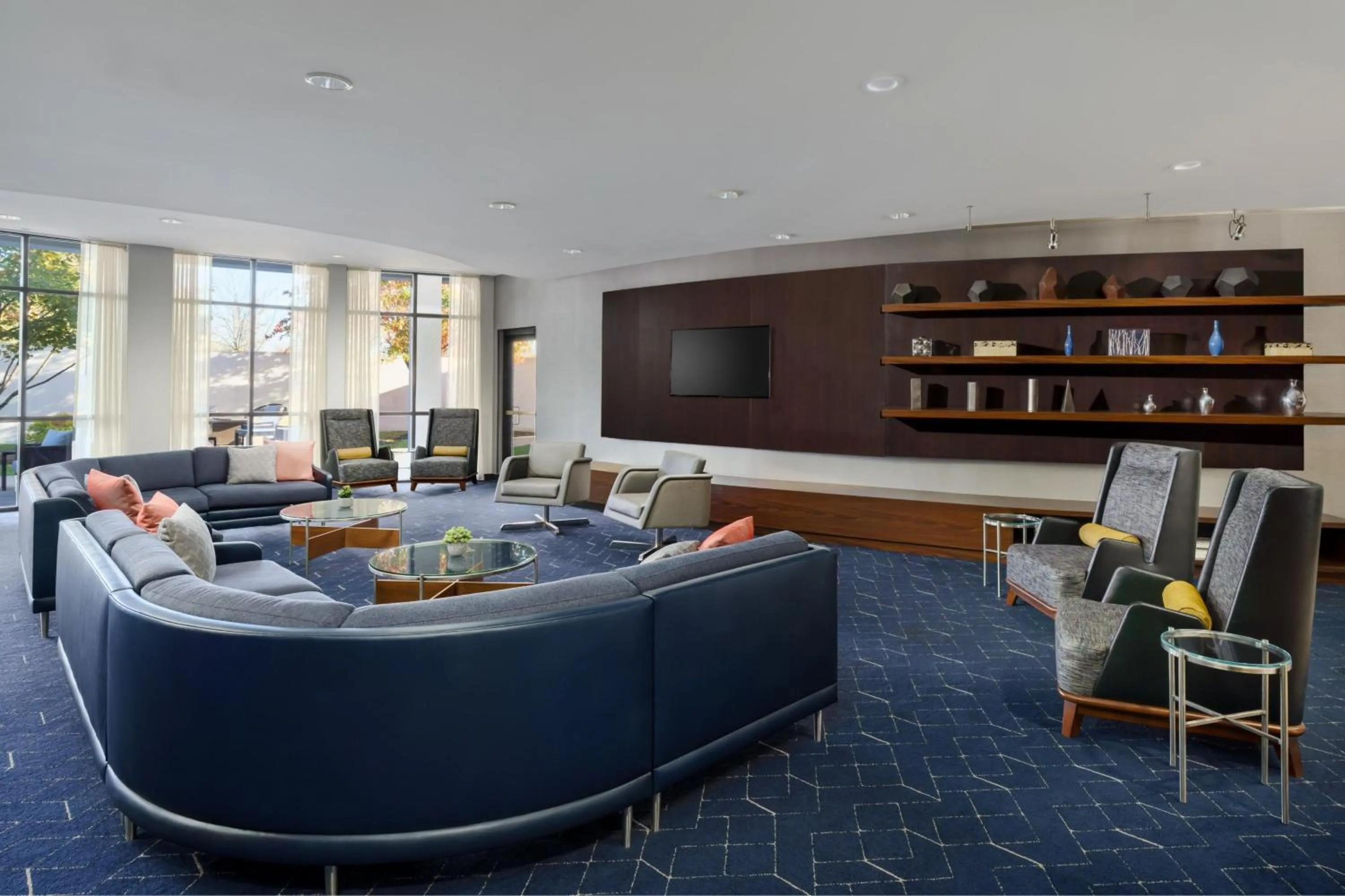 Lobby or reception in Courtyard by Marriott Philadelphia Montgomeryville