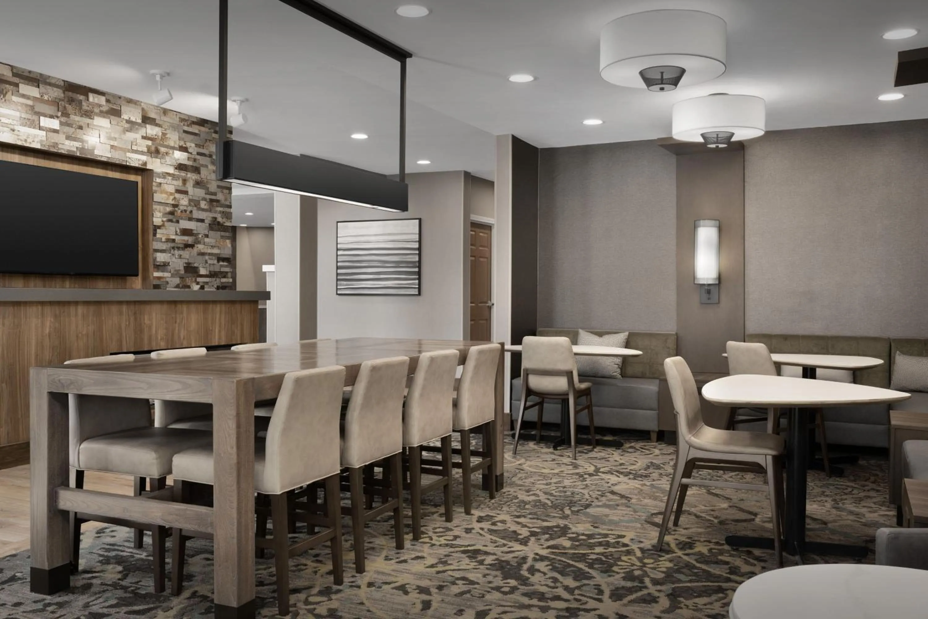 Lobby or reception in Residence Inn by Marriott BWI Airport