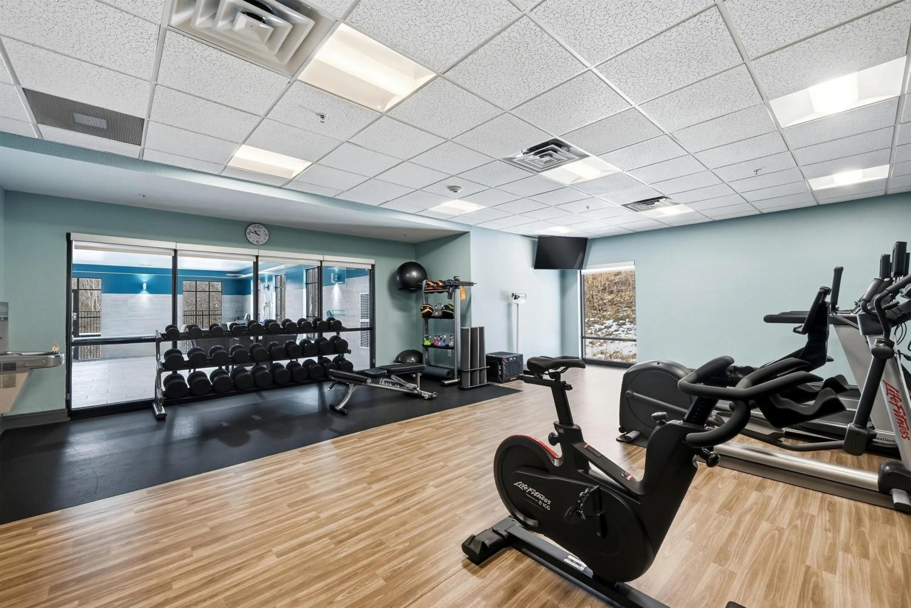 Fitness centre/facilities in Hampton Inn Front Royal