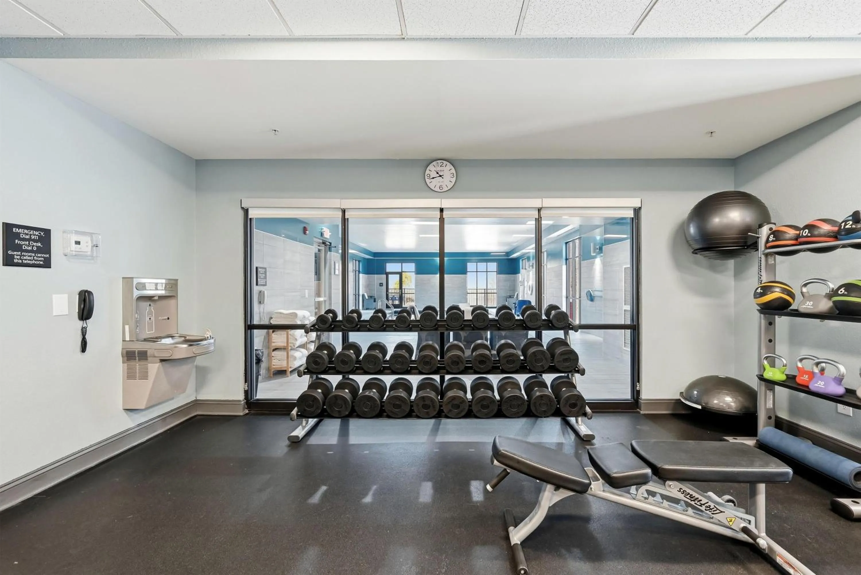 Fitness centre/facilities in Hampton Inn Front Royal